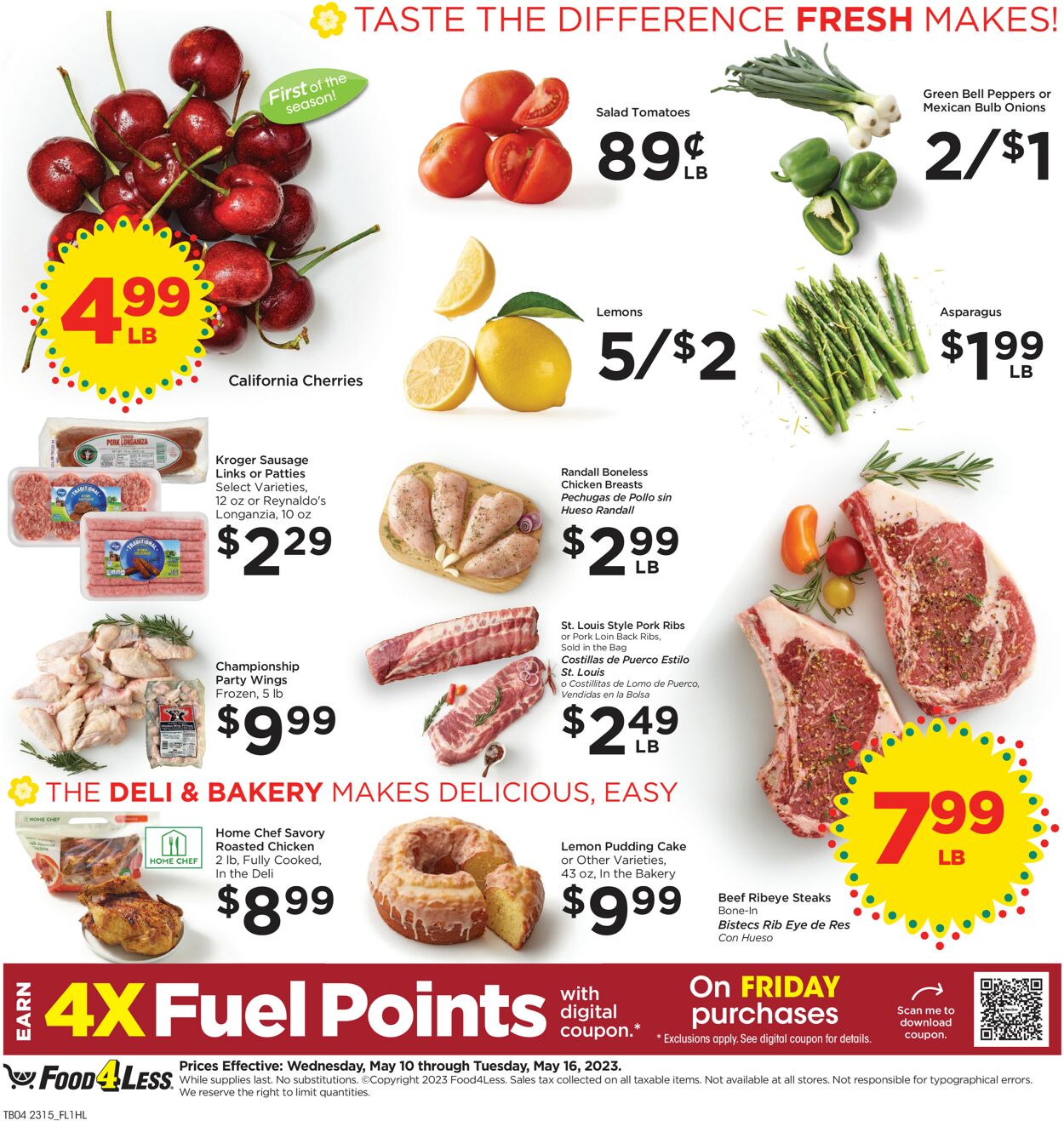 Food 4 Less Weekly Ad Circular - valid 05/10-05/16/2023 (Page 6)