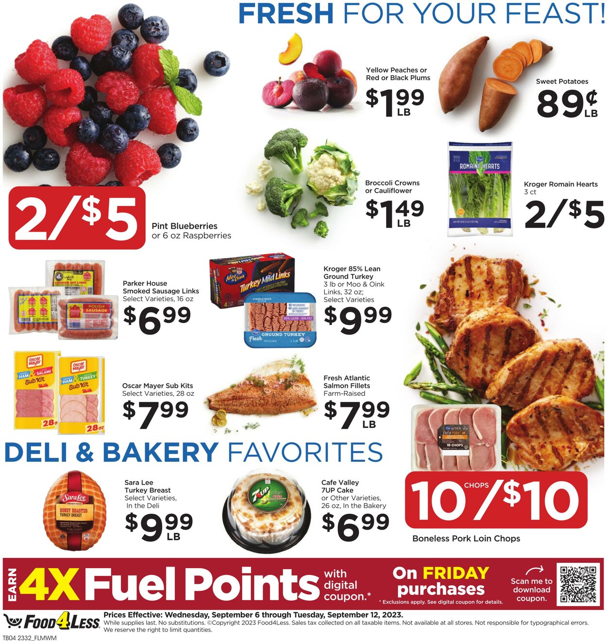 Food 4 Less Weekly Ad Circular - valid 09/06-09/12/2023 (Page 6)