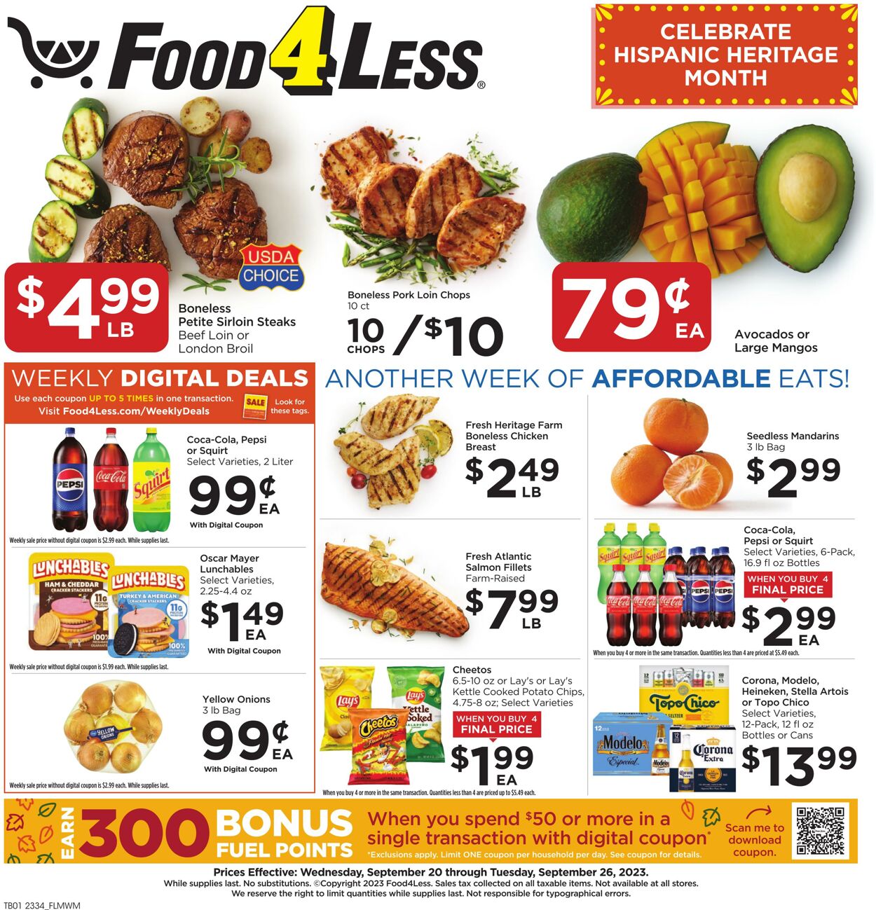 Food 4 Less Weekly Ad Circular - valid 09/20-09/26/2023