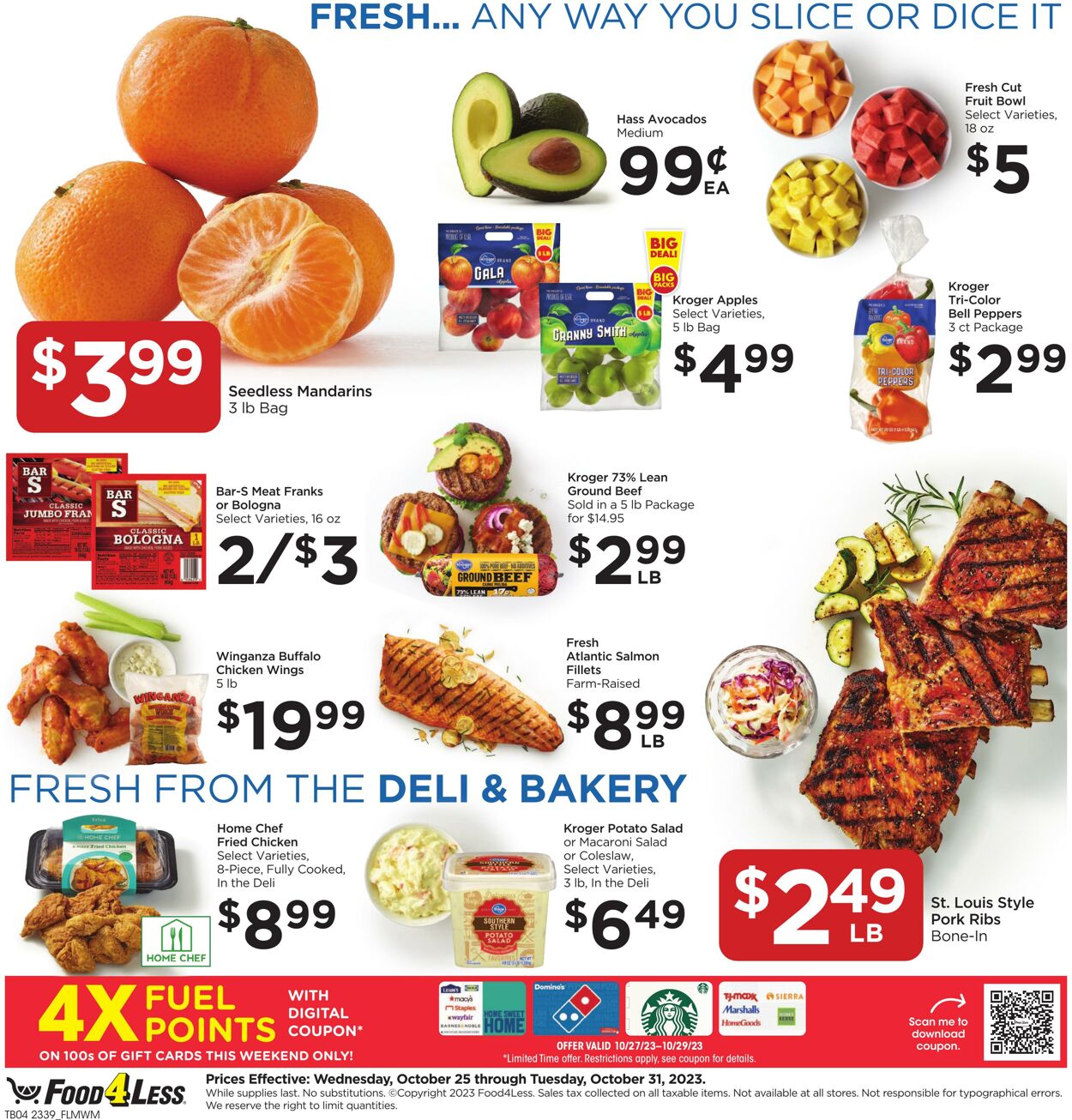 Food 4 Less Weekly Ad Circular - valid 10/25-10/31/2023 (Page 5)