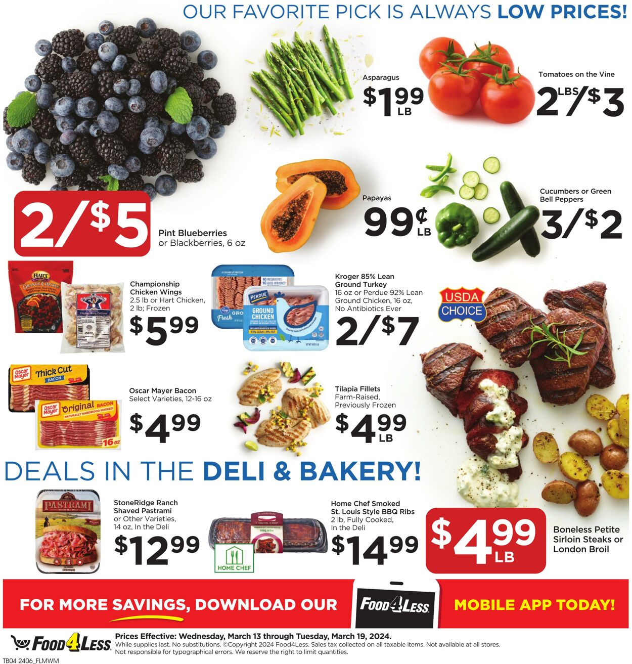 Food 4 Less Weekly Ad Circular - valid 03/13-03/19/2024 (Page 6)
