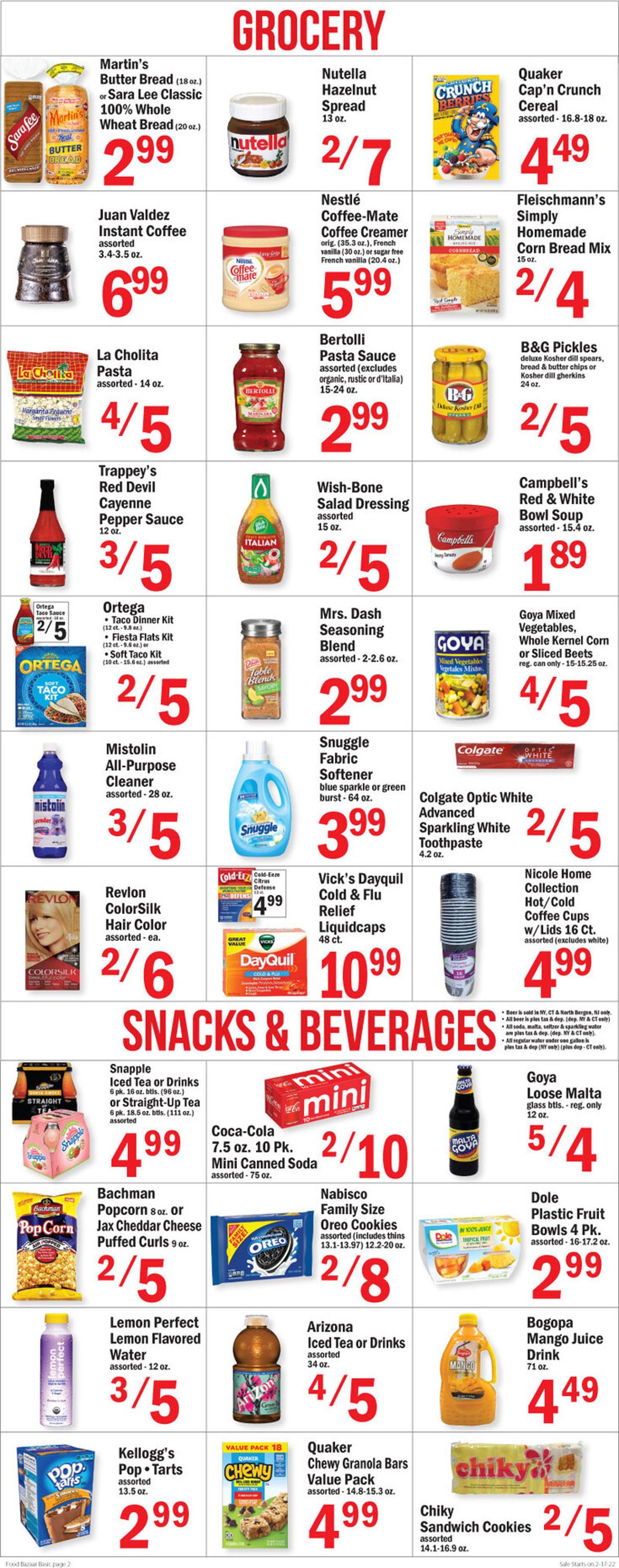 Food Bazaar Weekly Ad Circular - valid 02/17-02/23/2022 (Page 2)