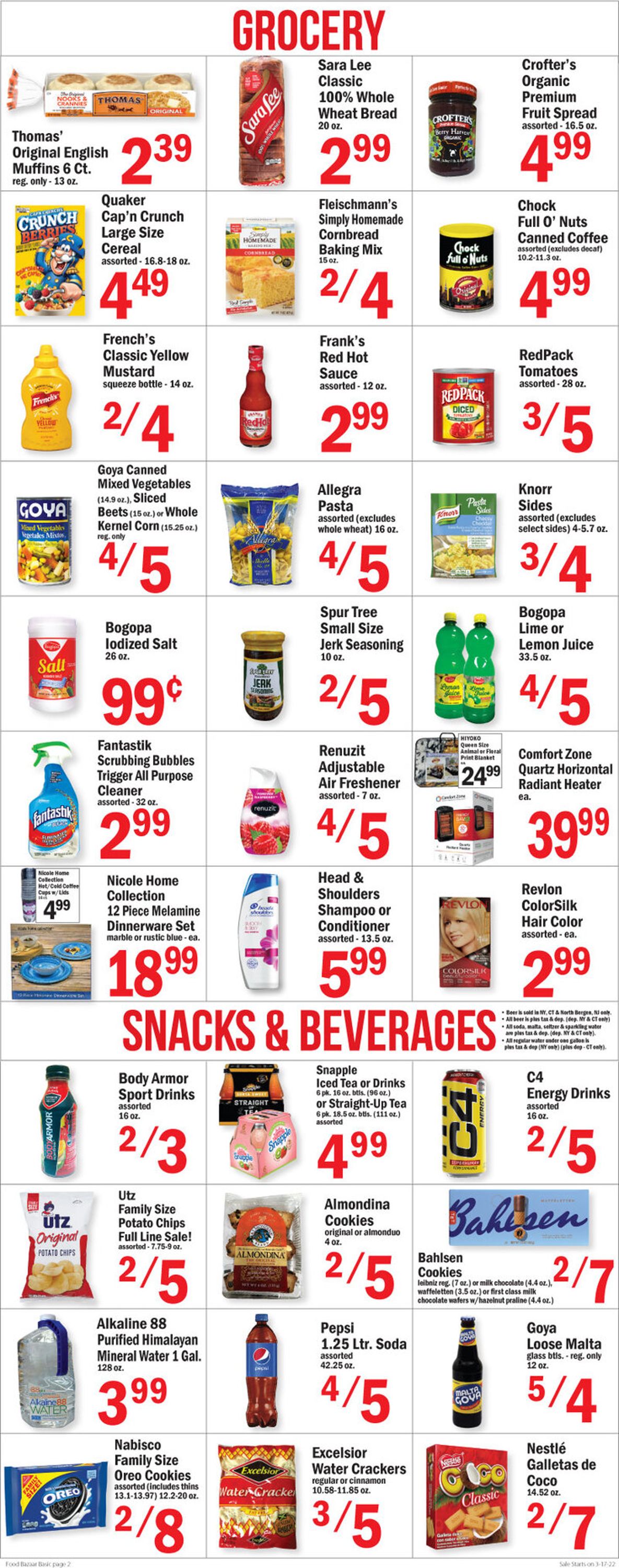 Food Bazaar Weekly Ad Circular - valid 03/17-03/23/2022 (Page 2)