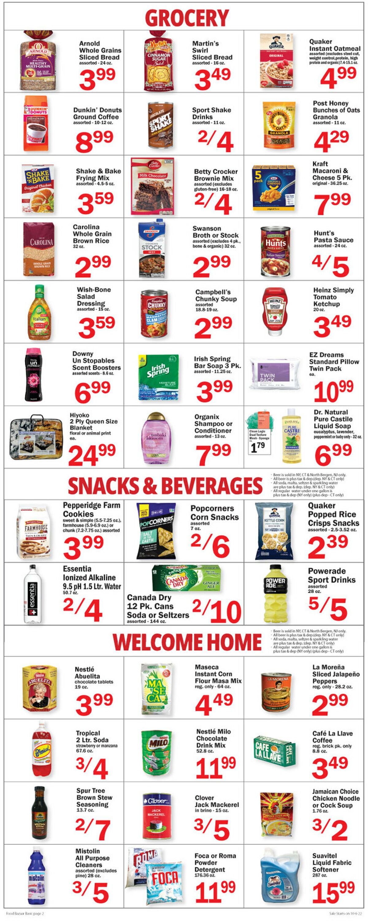 Food Bazaar Weekly Ad Circular - valid 10/06-10/12/2022 (Page 2)