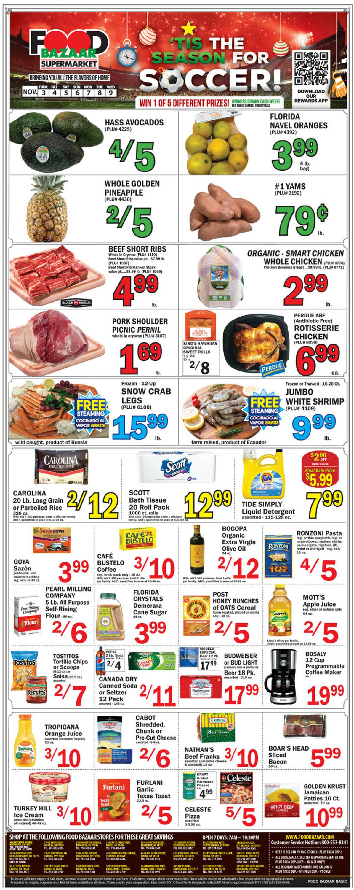 Food Bazaar Weekly Ad Circular - valid 11/03-11/11/2022