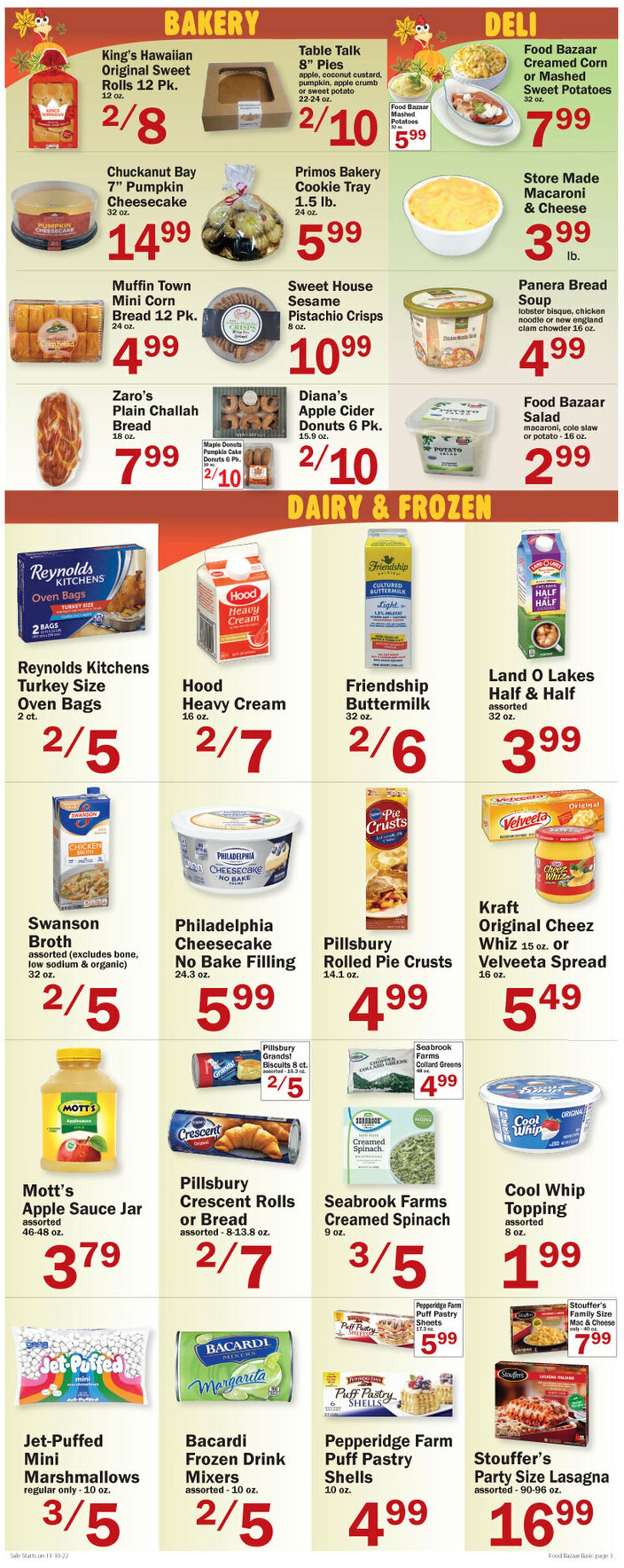 Food Bazaar Weekly Ad Circular - valid 11/10-11/18/2022 (Page 3)