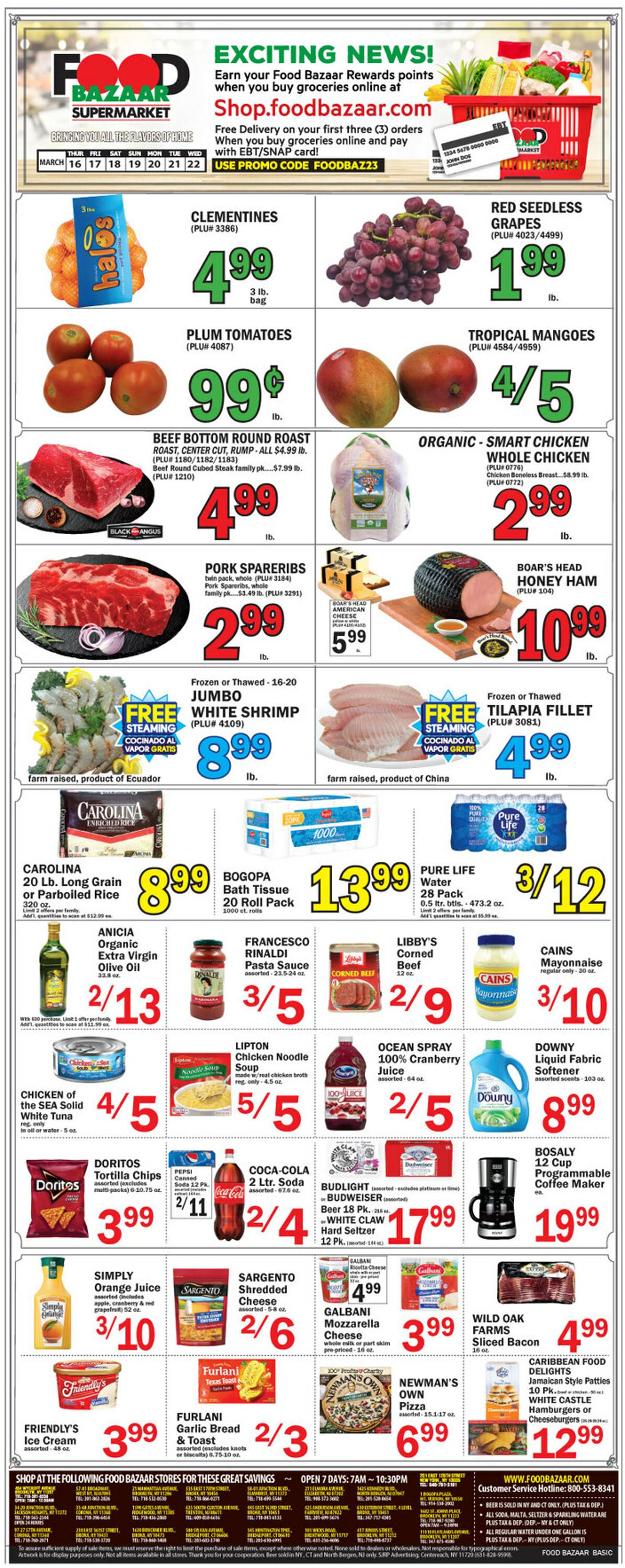 Food Bazaar Weekly Ad Circular - valid 03/16-03/22/2023