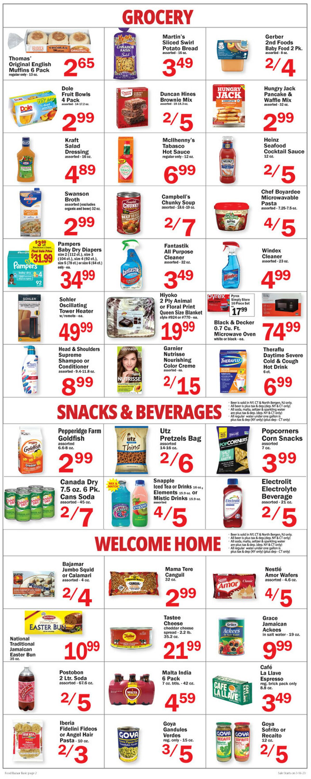 Food Bazaar Weekly Ad Circular - valid 03/16-03/22/2023 (Page 2)