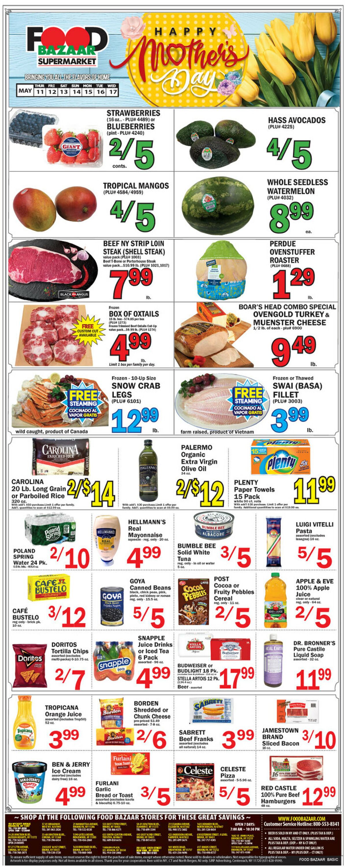 Food Bazaar Weekly Ad Circular - valid 05/11-05/17/2023
