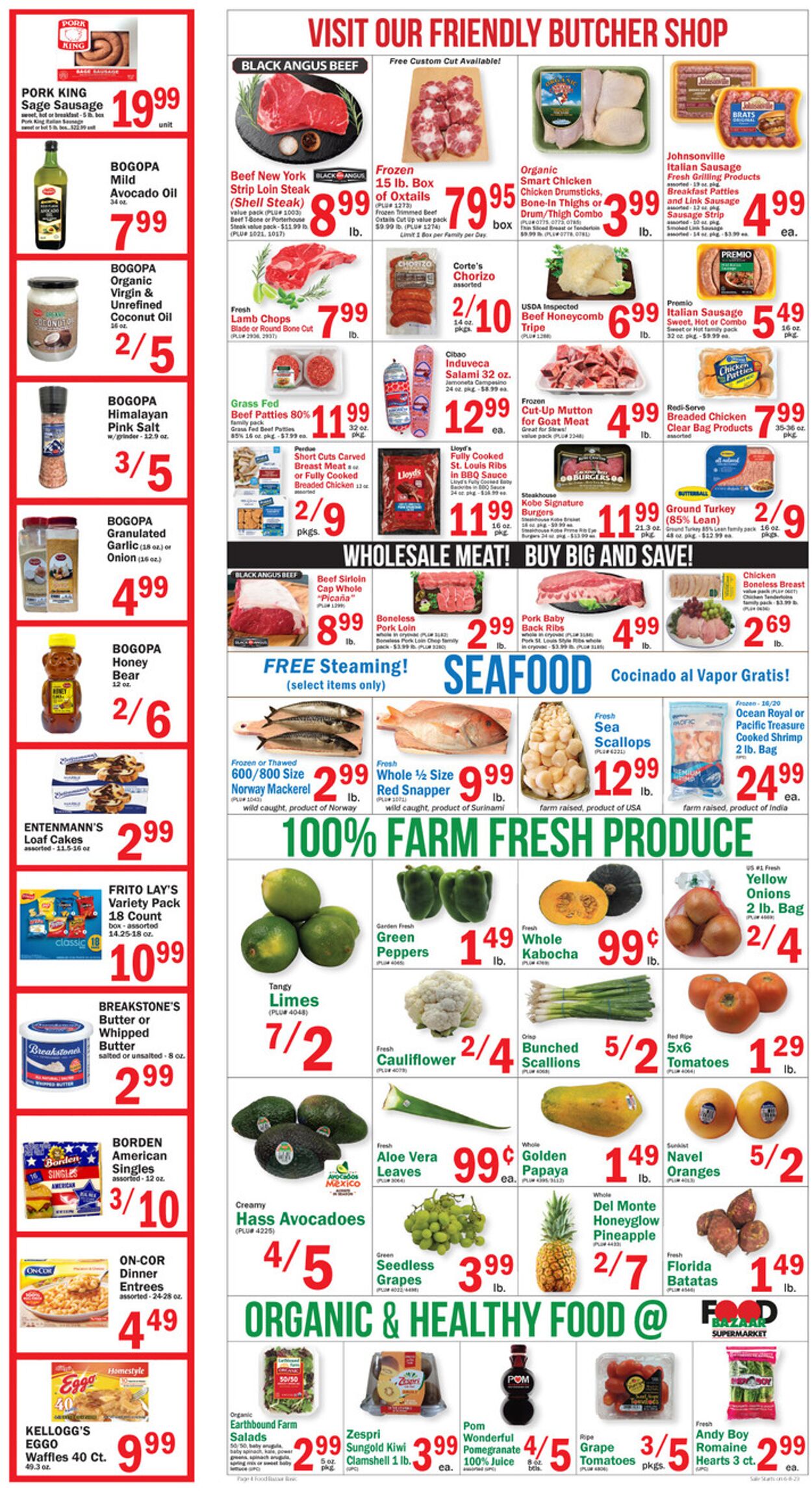 Food Bazaar Weekly Ad Circular - valid 06/08-06/14/2023 (Page 4)