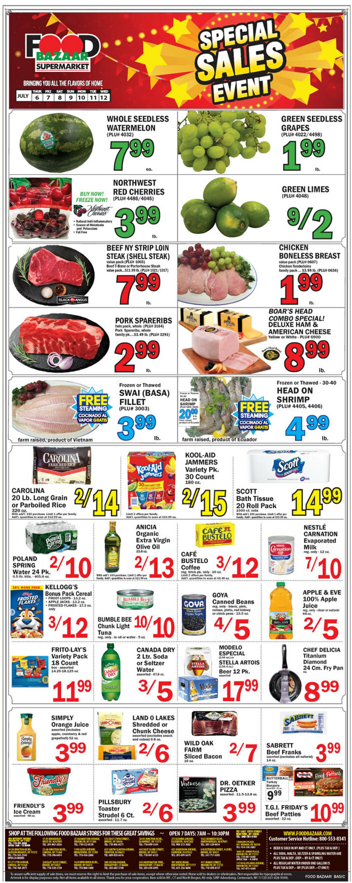 Food Bazaar Weekly Ad Circular - valid 07/06-07/13/2023