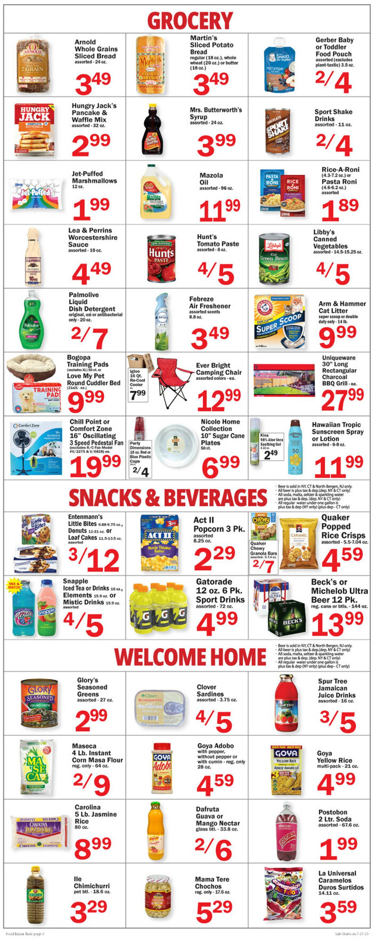 Food Bazaar Weekly Ad Circular - valid 07/27-08/03/2023 (Page 2)