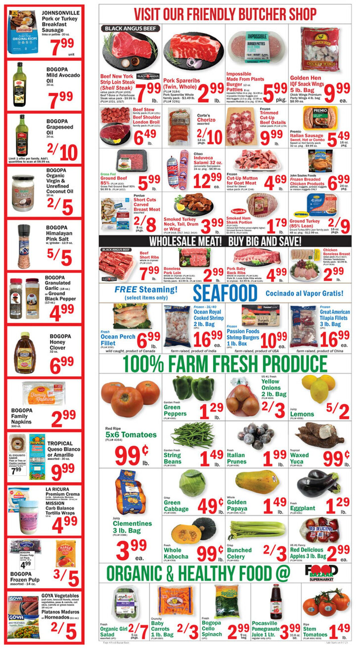 Food Bazaar Weekly Ad Circular - valid 09/07-09/14/2023 (Page 4)