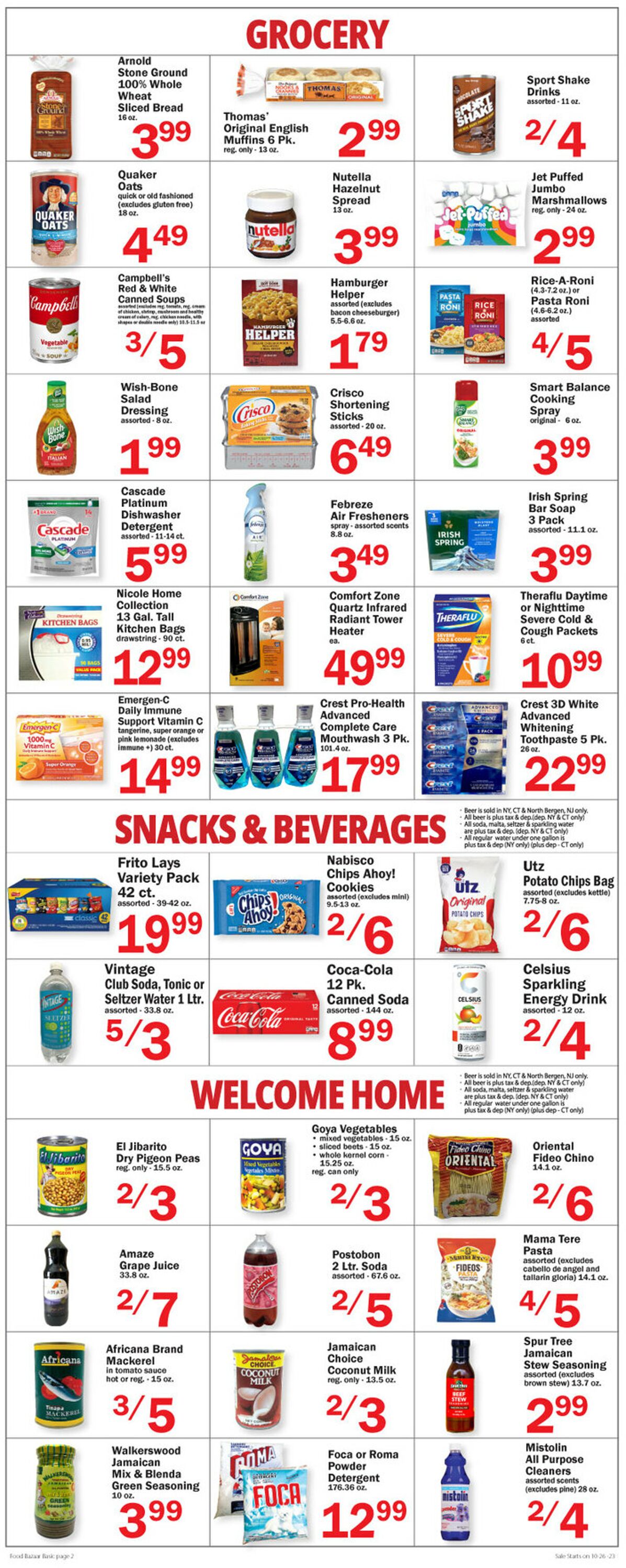 Food Bazaar Weekly Ad Circular - valid 10/26-11/02/2023 (Page 2)