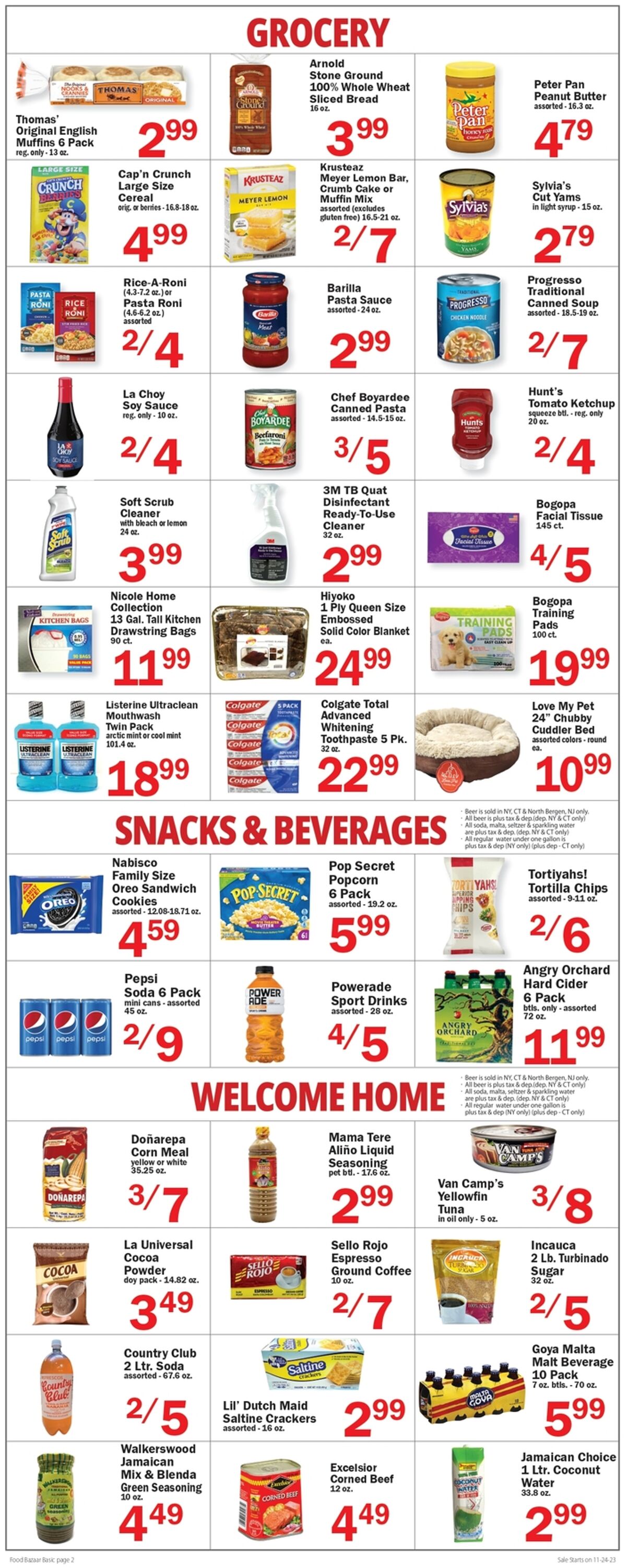 Food Bazaar Weekly Ad Circular - valid 11/24-12/01/2023 (Page 2)