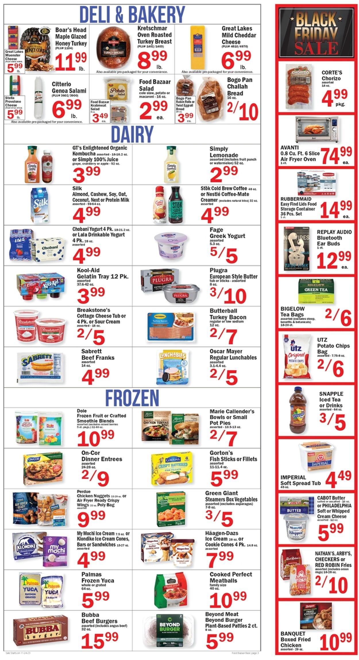 Food Bazaar Weekly Ad Circular - valid 11/24-12/01/2023 (Page 3)