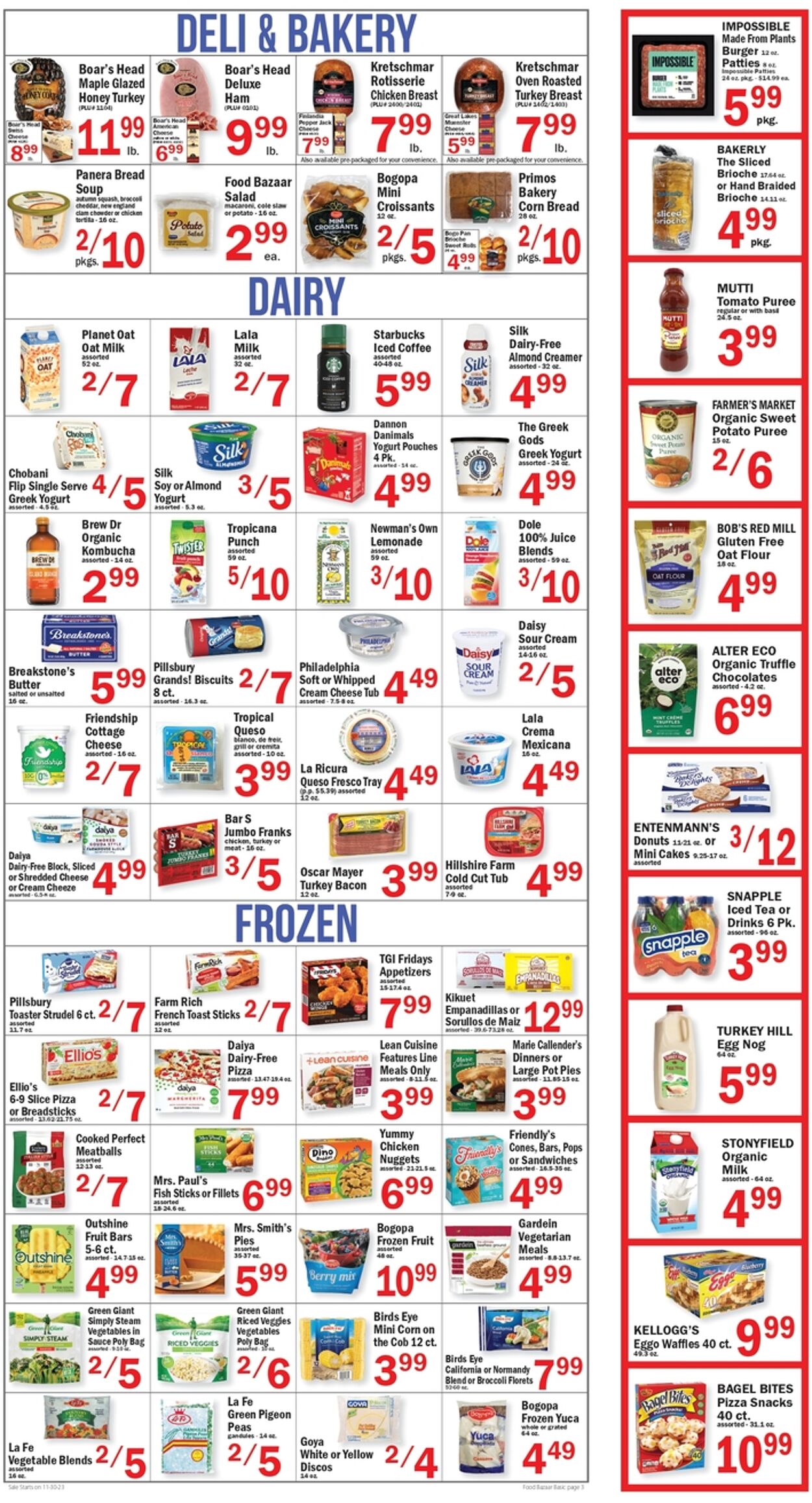 Food Bazaar Weekly Ad Circular - valid 11/30-12/07/2023 (Page 3)