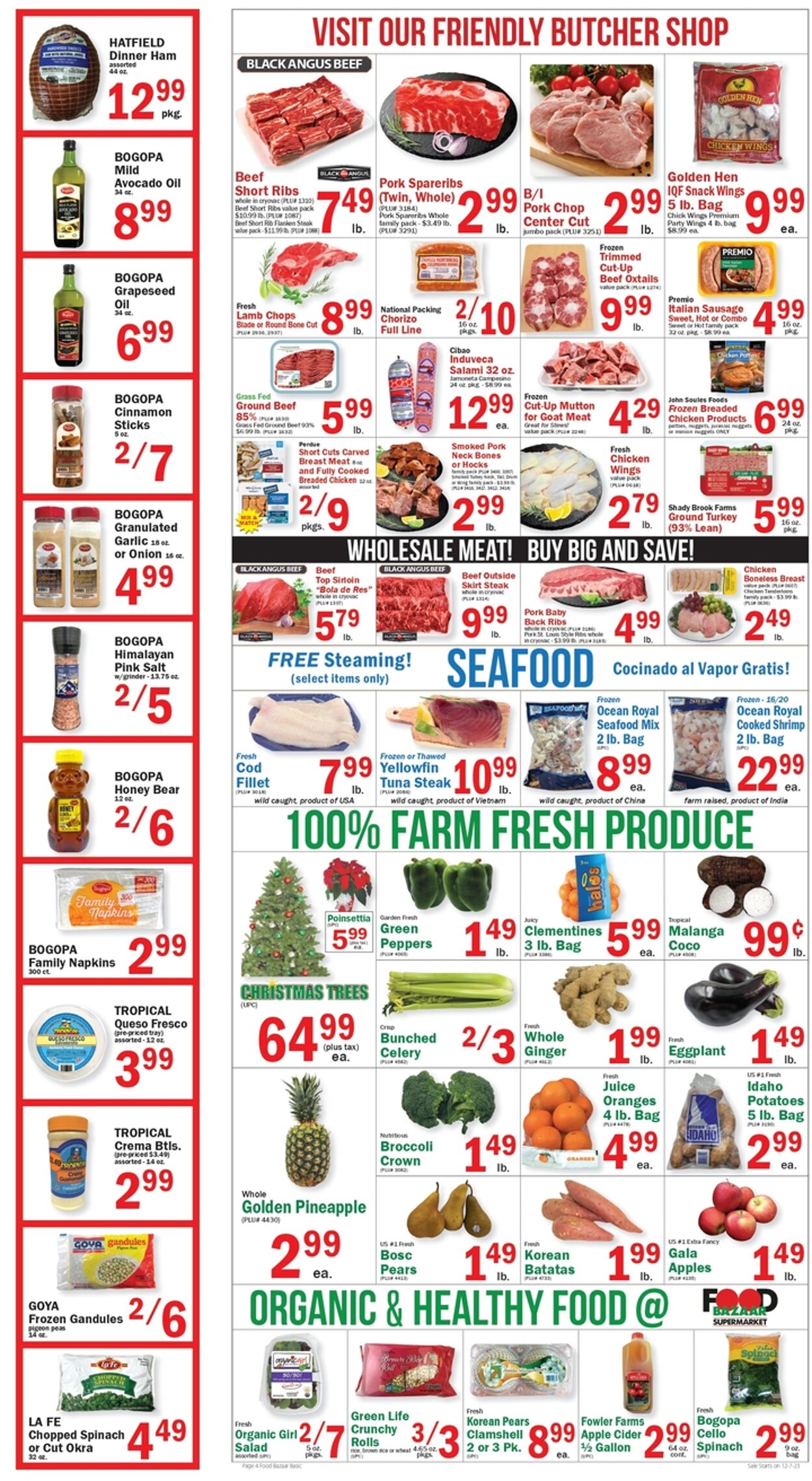 Food Bazaar Weekly Ad Circular - valid 12/07-12/14/2023 (Page 4)