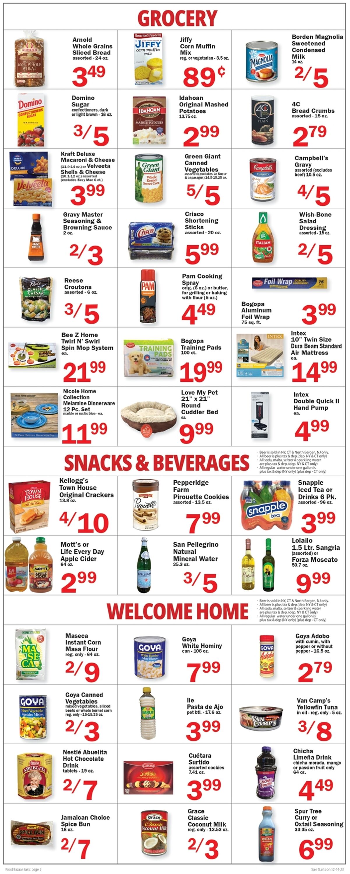 Food Bazaar Weekly Ad Circular - valid 12/14-12/21/2023 (Page 2)