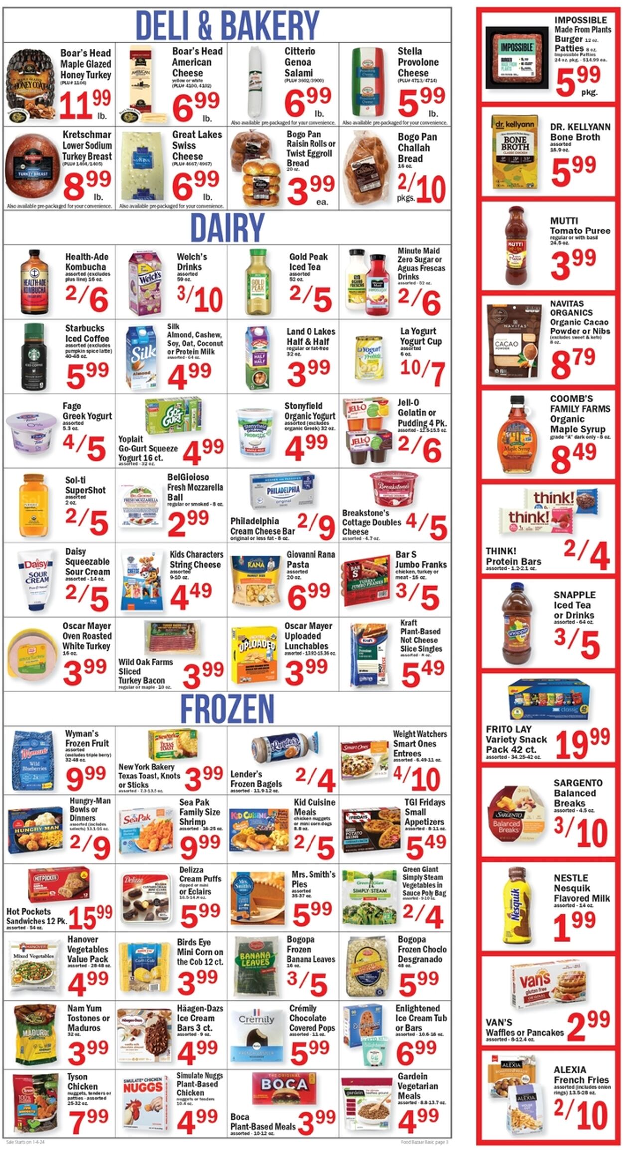 Food Bazaar Weekly Ad Circular - valid 01/04-01/11/2024 (Page 3)