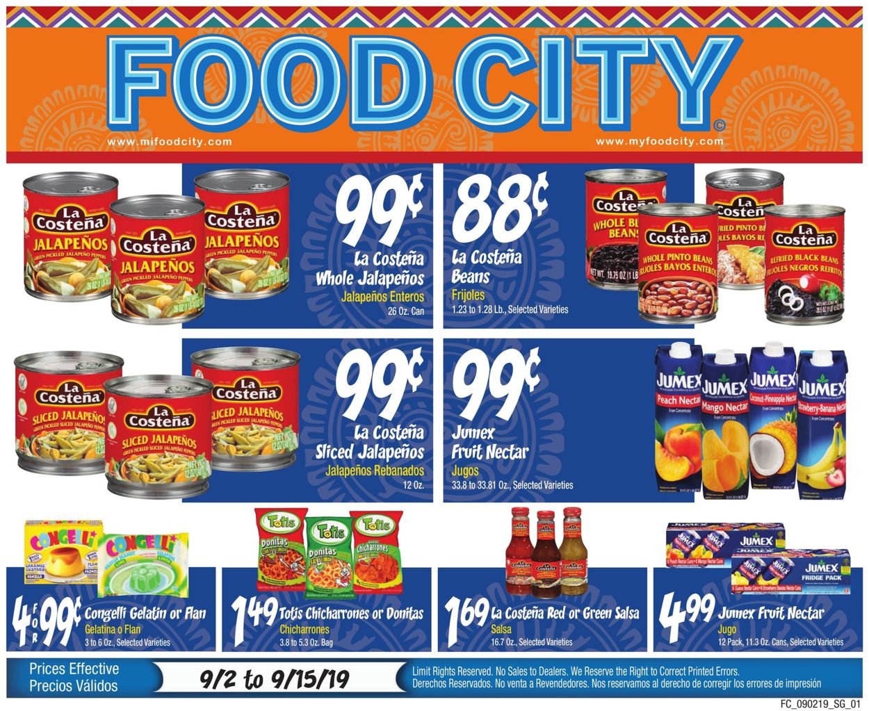 Food City Weekly Ad Circular - valid 09/02-09/15/2019