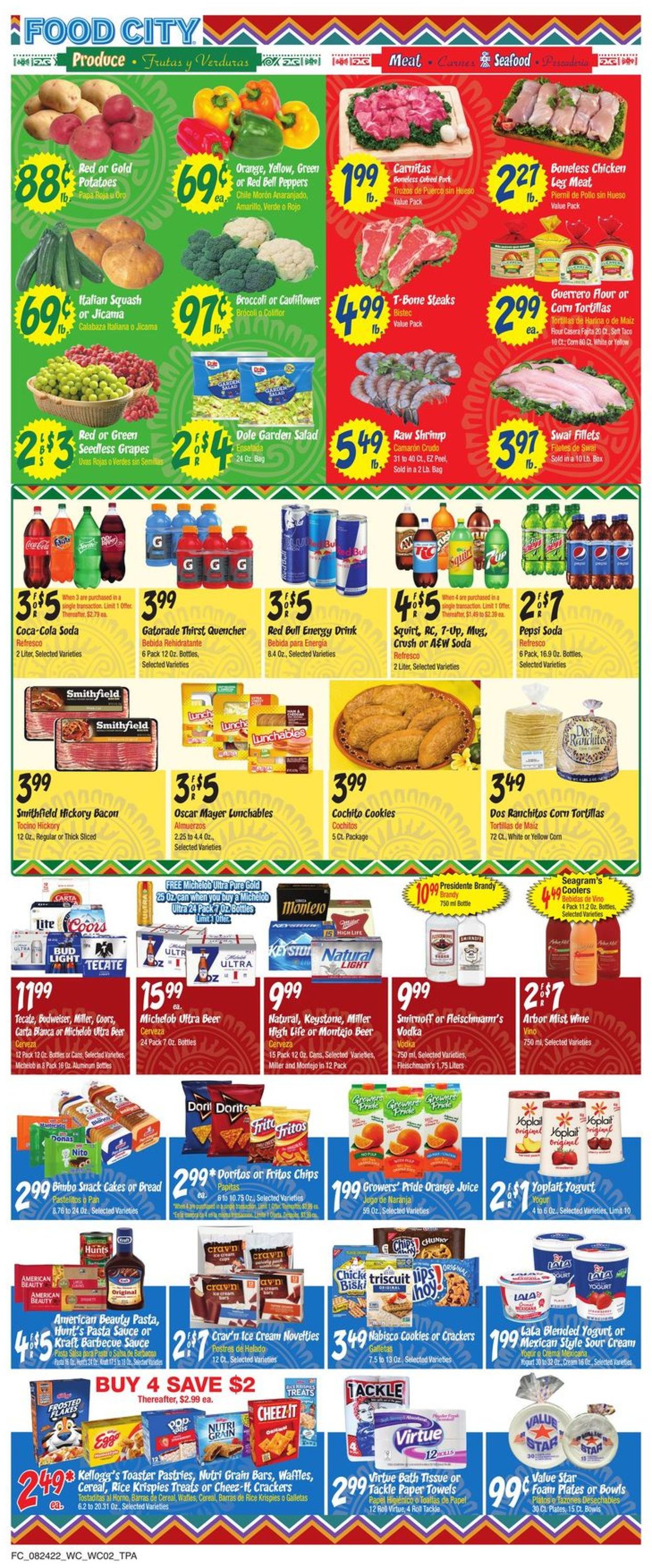 Food City Weekly Ad Circular - valid 08/24-08/30/2022 (Page 2)