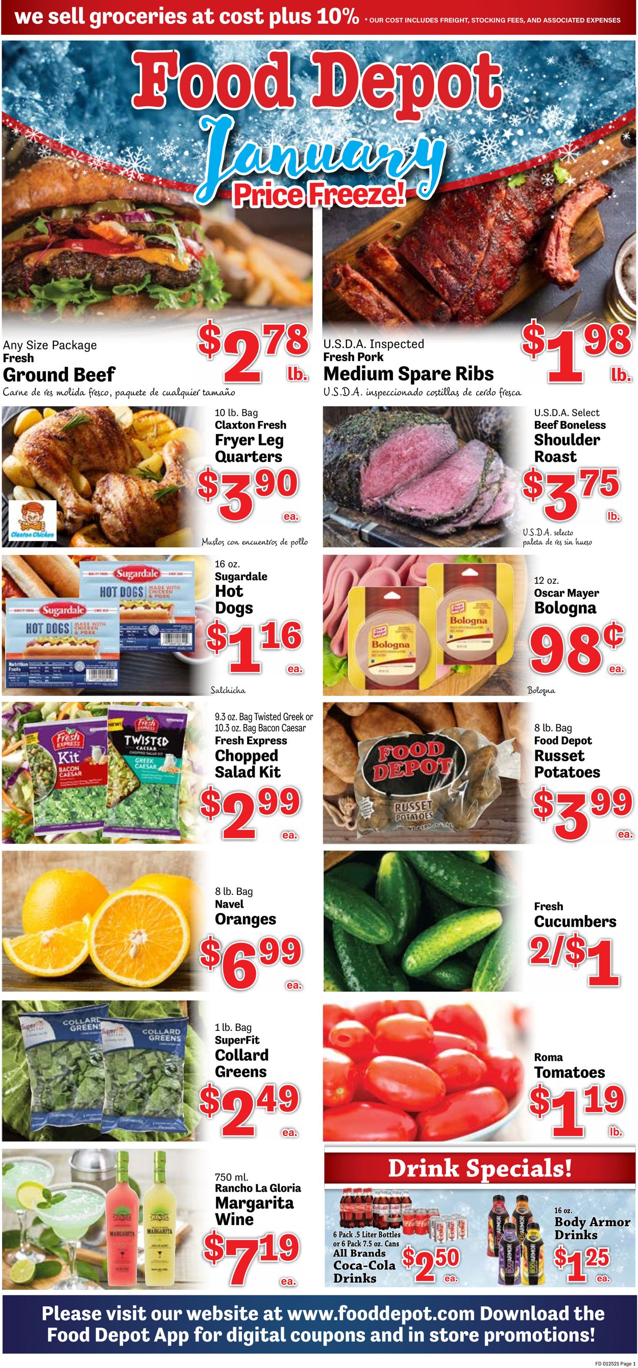 Food Depot Weekly Ad Circular - valid 01/25-01/31/2021
