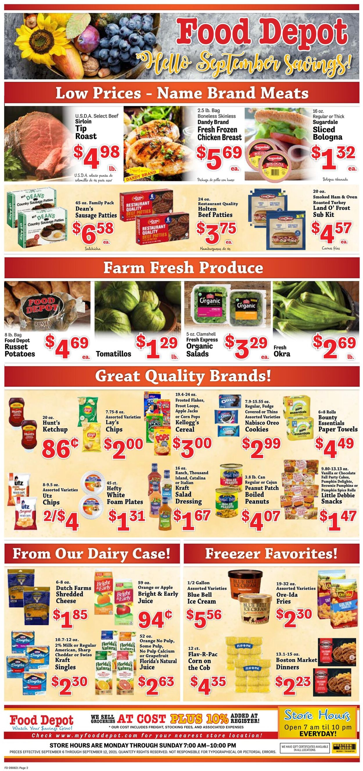 Food Depot Weekly Ad Circular - valid 09/06-09/12/2021 (Page 2)