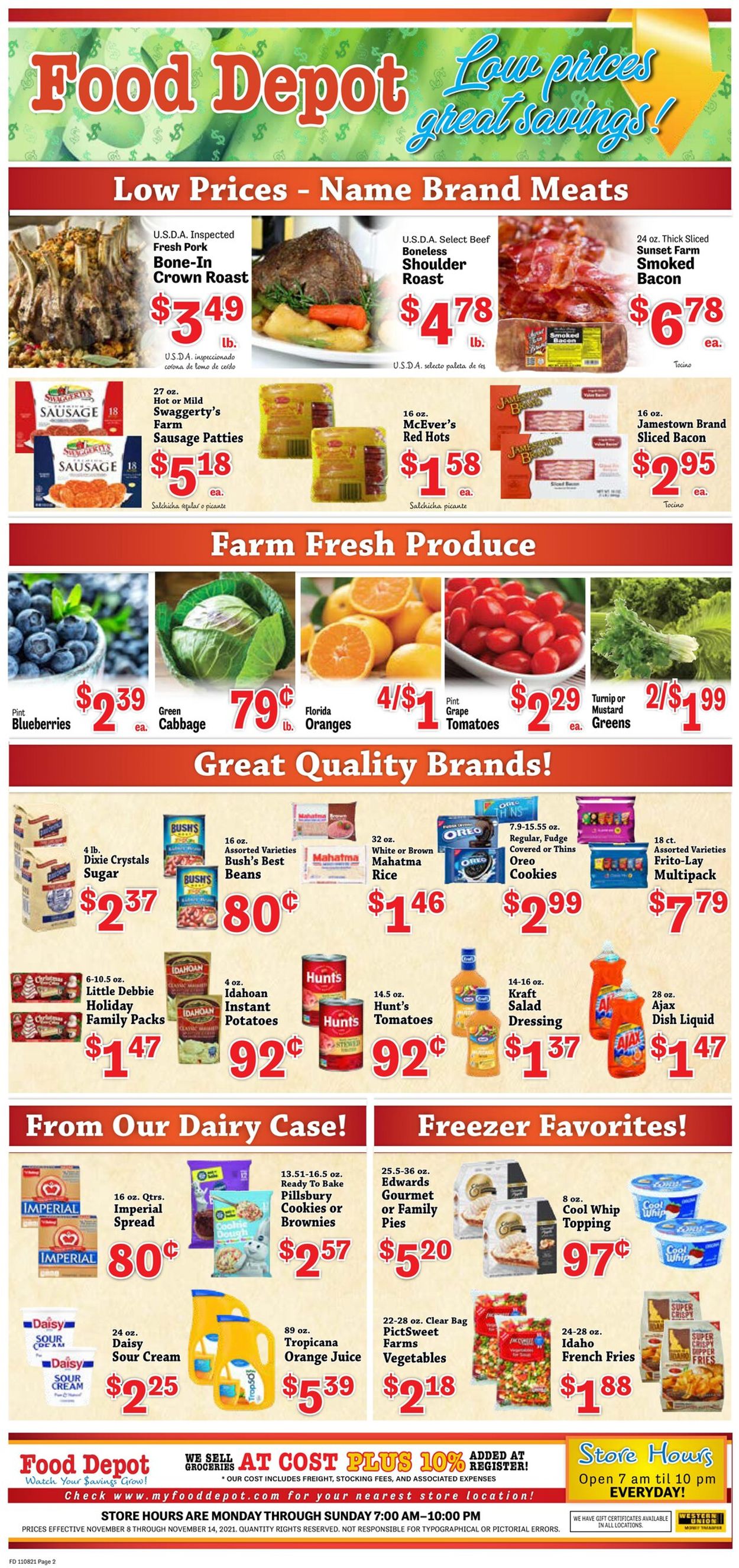 Food Depot Weekly Ad Circular - valid 11/08-11/14/2021 (Page 2)