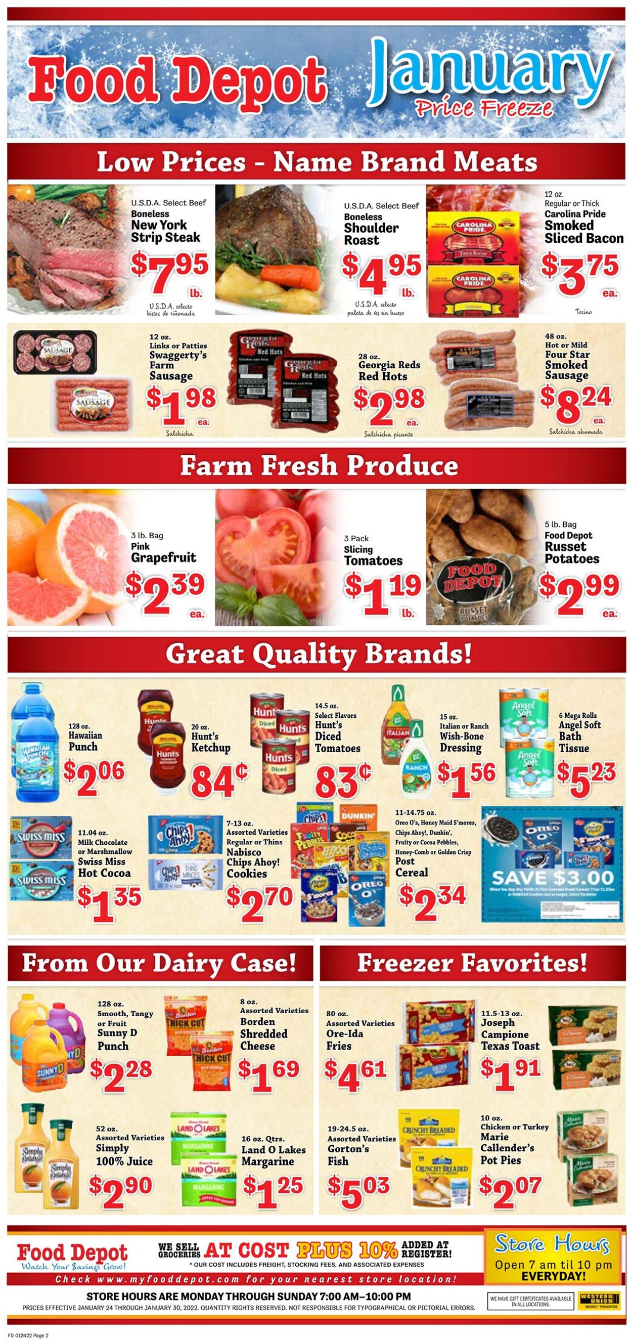 Food Depot Weekly Ad Circular - valid 01/24-01/30/2022 (Page 2)