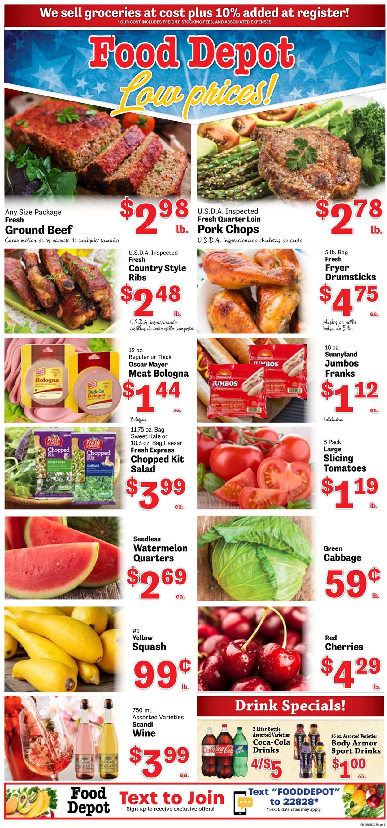 Food Depot Weekly Ad Circular - valid 05/09-05/15/2022