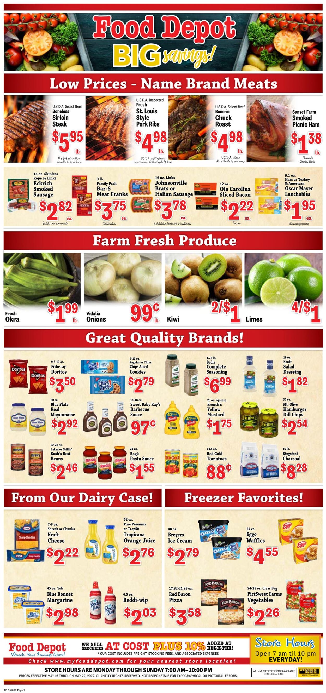 Food Depot Weekly Ad Circular - valid 05/16-05/22/2022 (Page 2)