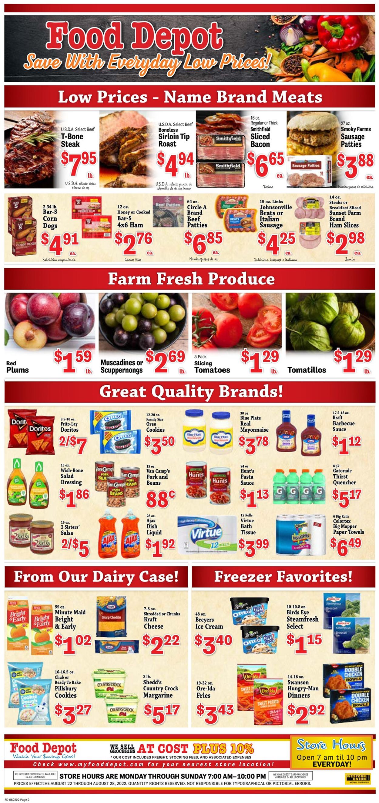 Food Depot Weekly Ad Circular - valid 08/22-08/28/2022 (Page 2)