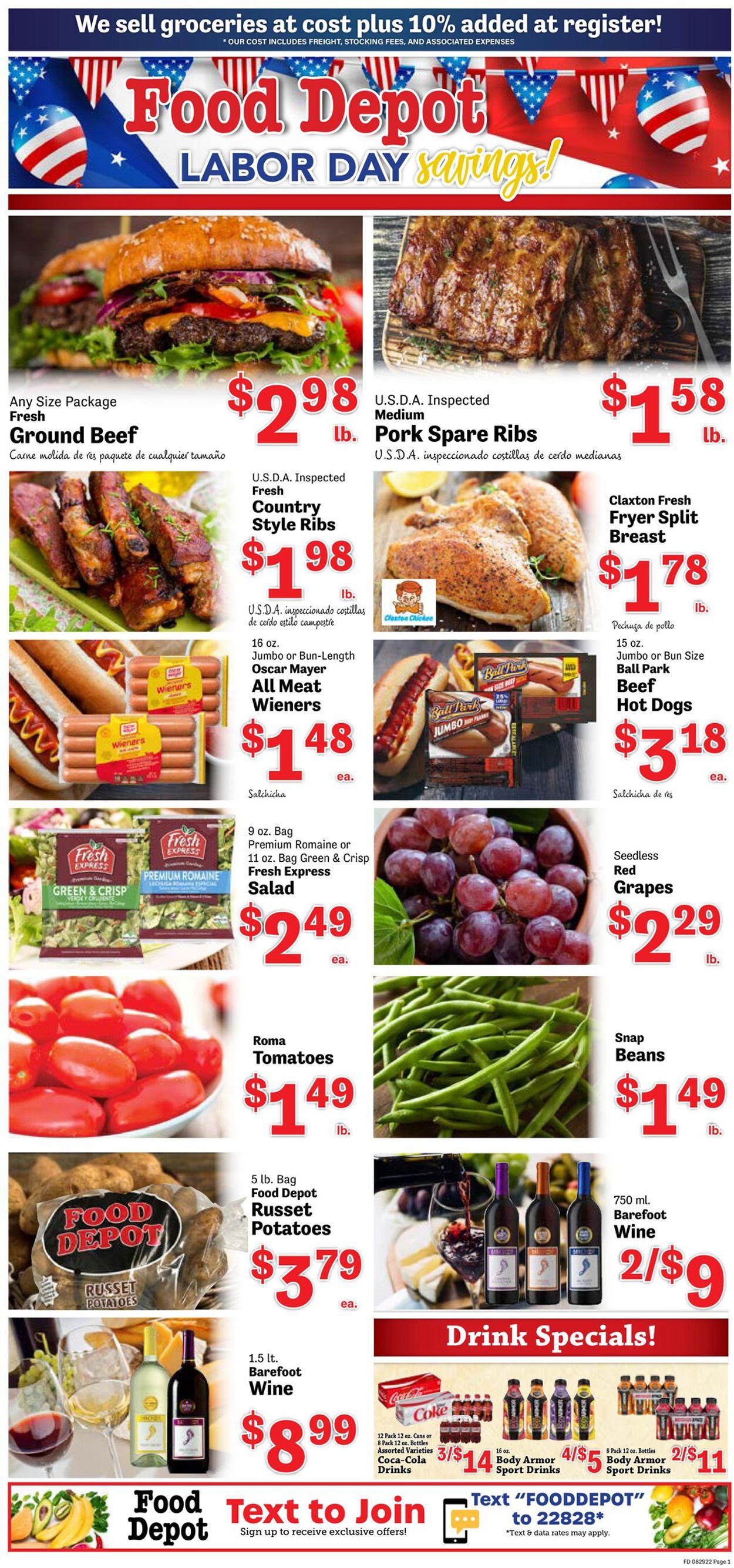 Food Depot Weekly Ad Circular - valid 08/29-09/04/2022
