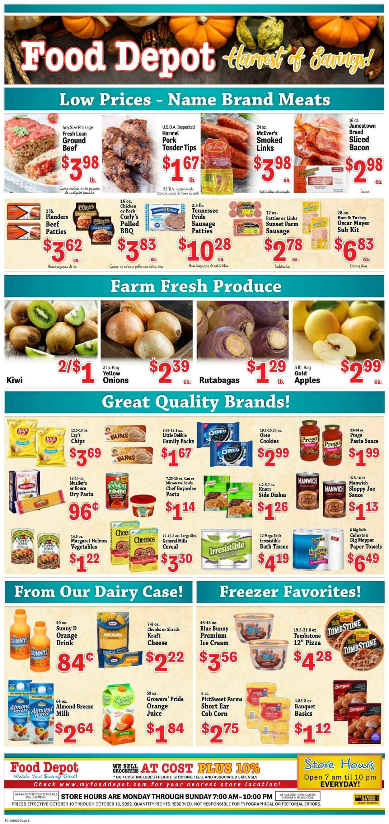 Food Depot Weekly Ad Circular - valid 10/10-10/16/2022 (Page 2)