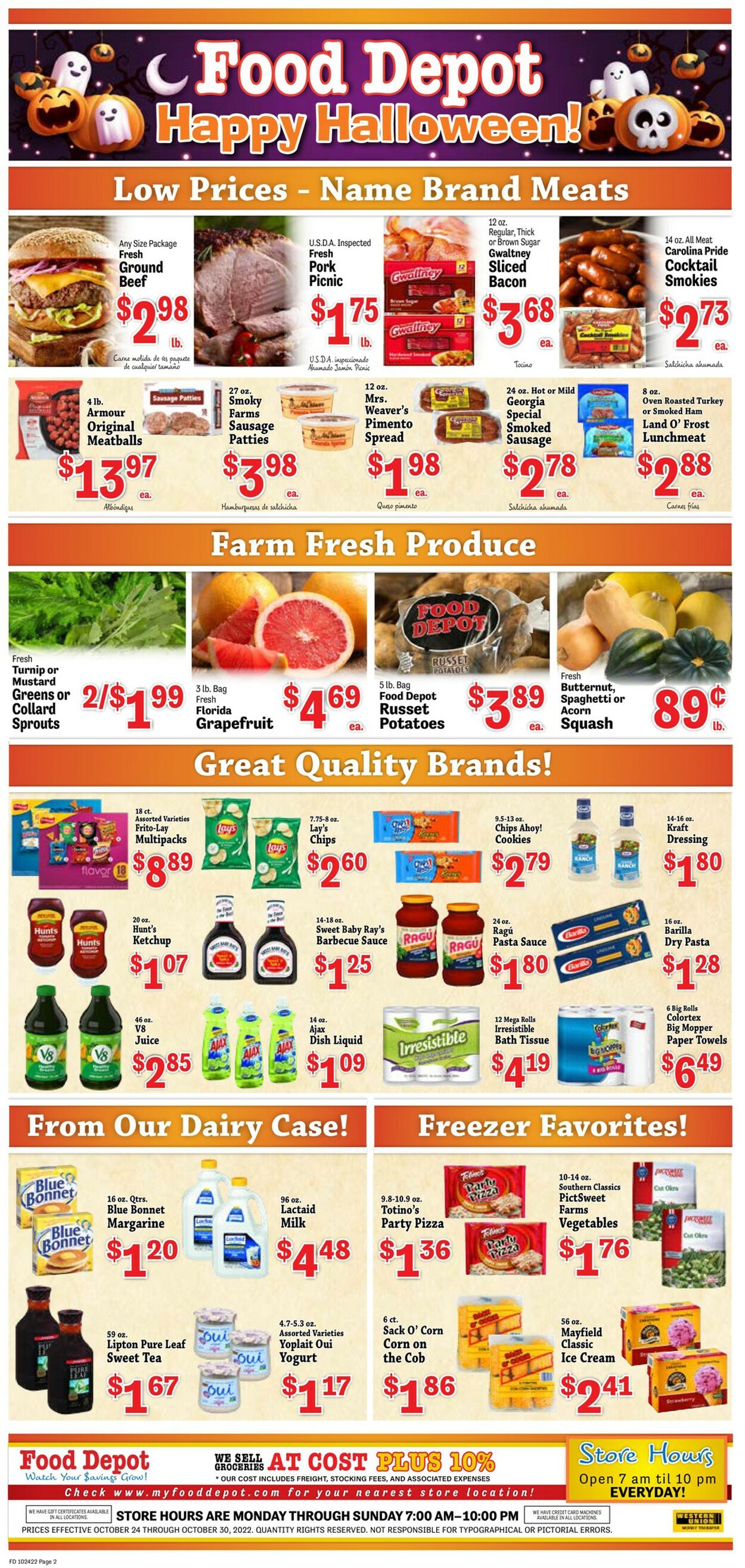 Food Depot Weekly Ad Circular - valid 10/24-10/30/2022 (Page 2)
