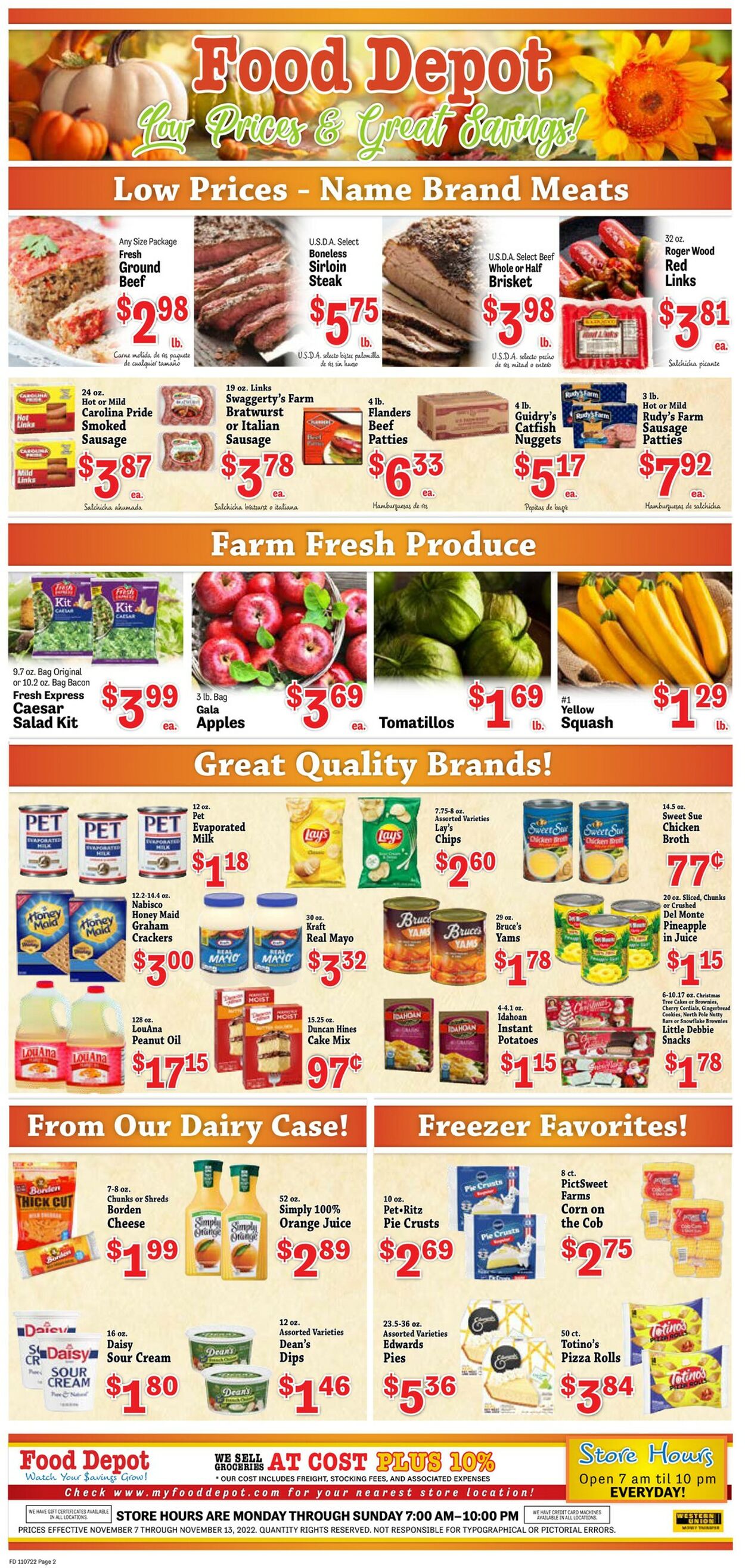Food Depot Weekly Ad Circular - valid 11/07-11/13/2022 (Page 2)