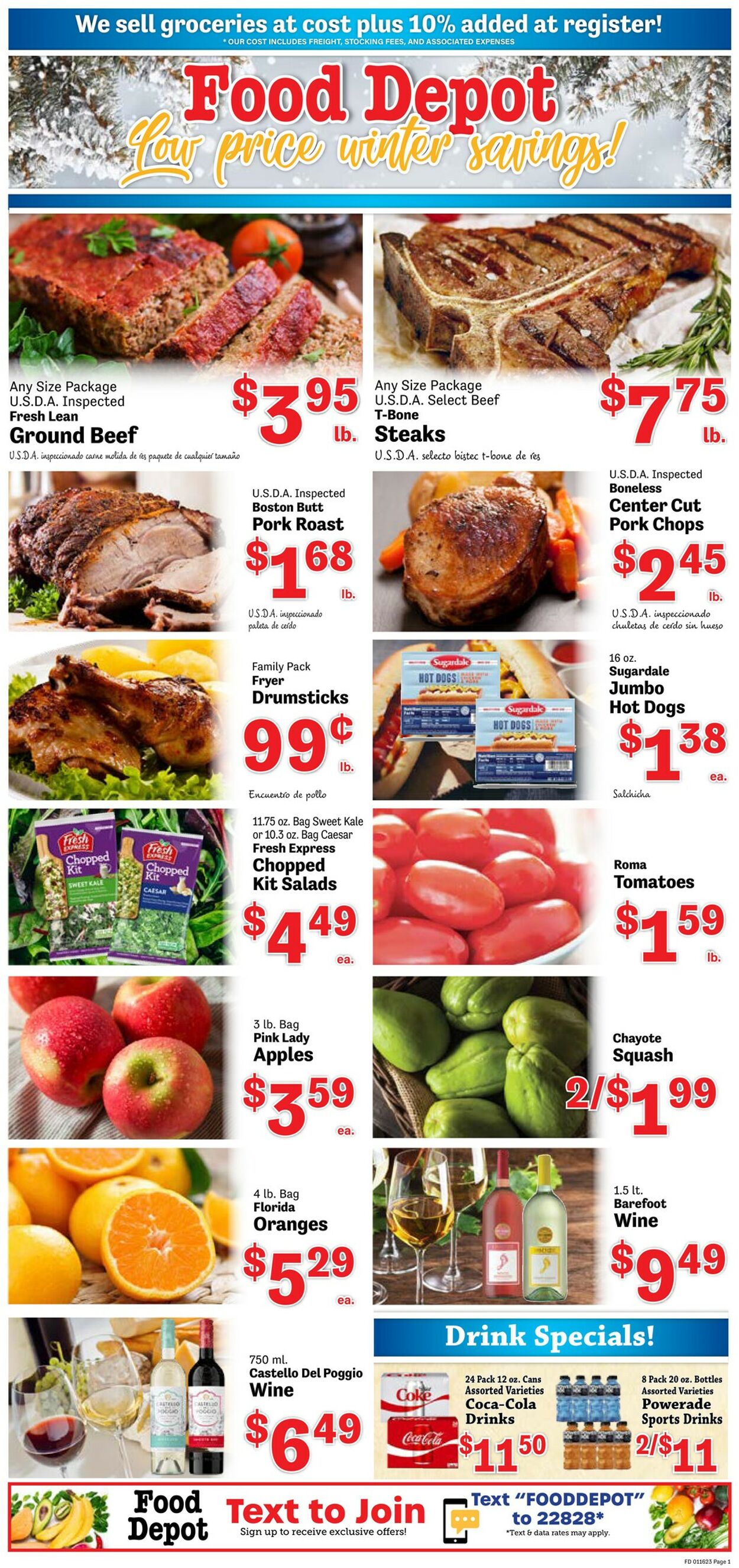 Food Depot Weekly Ad Circular - valid 01/16-01/22/2023
