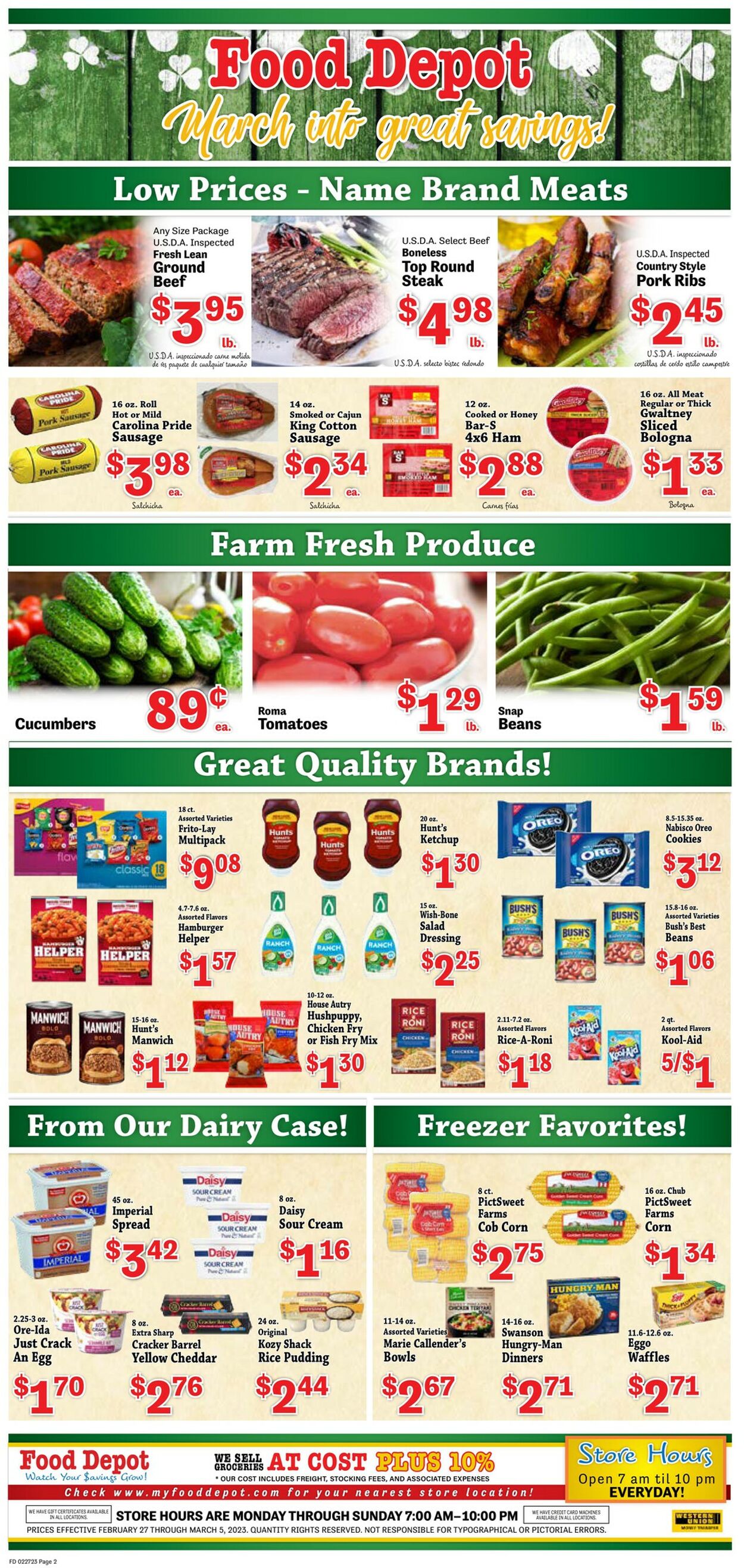 Food Depot Weekly Ad Circular - valid 02/27-03/05/2023 (Page 2)