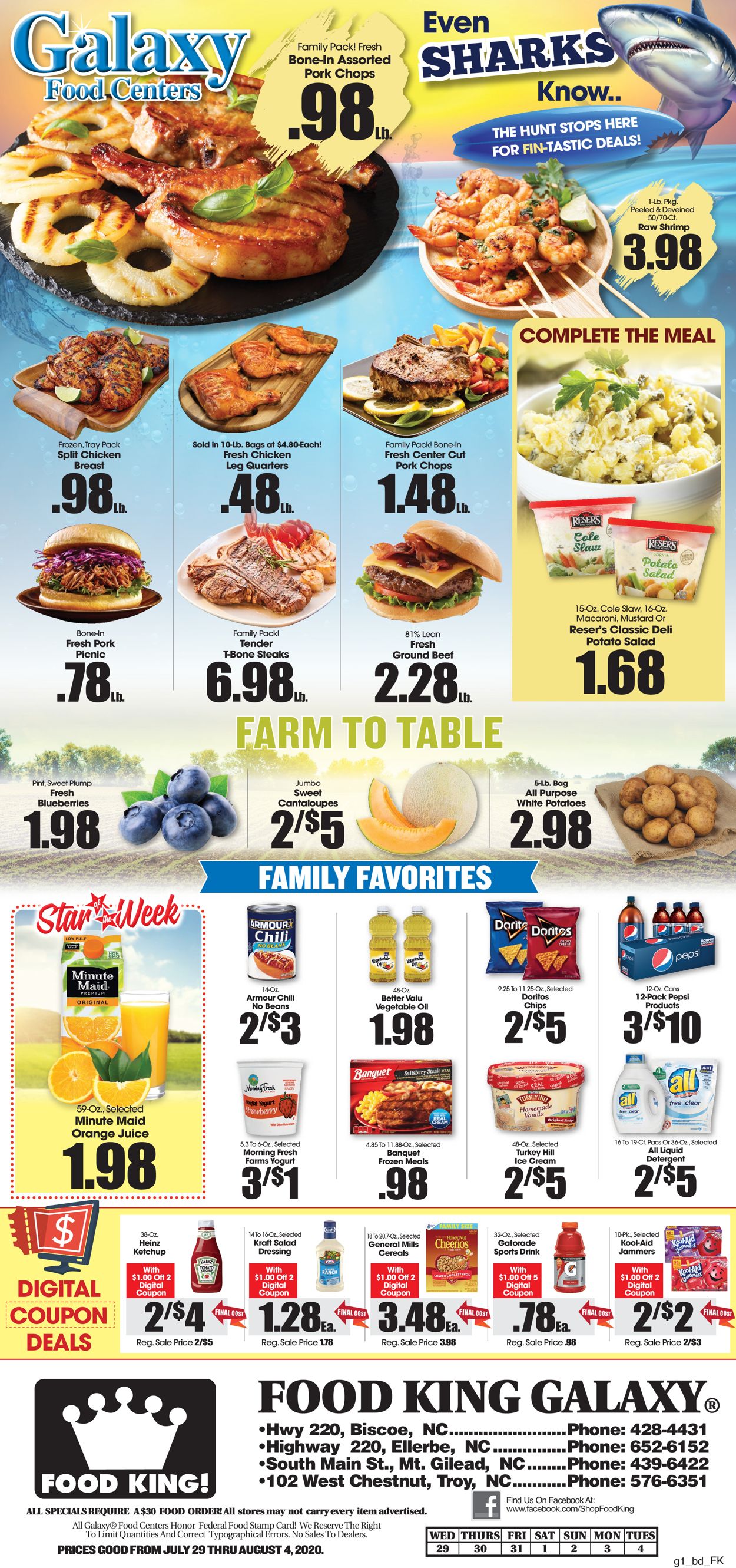 Food King Weekly Ad Circular - valid 07/29-08/04/2020