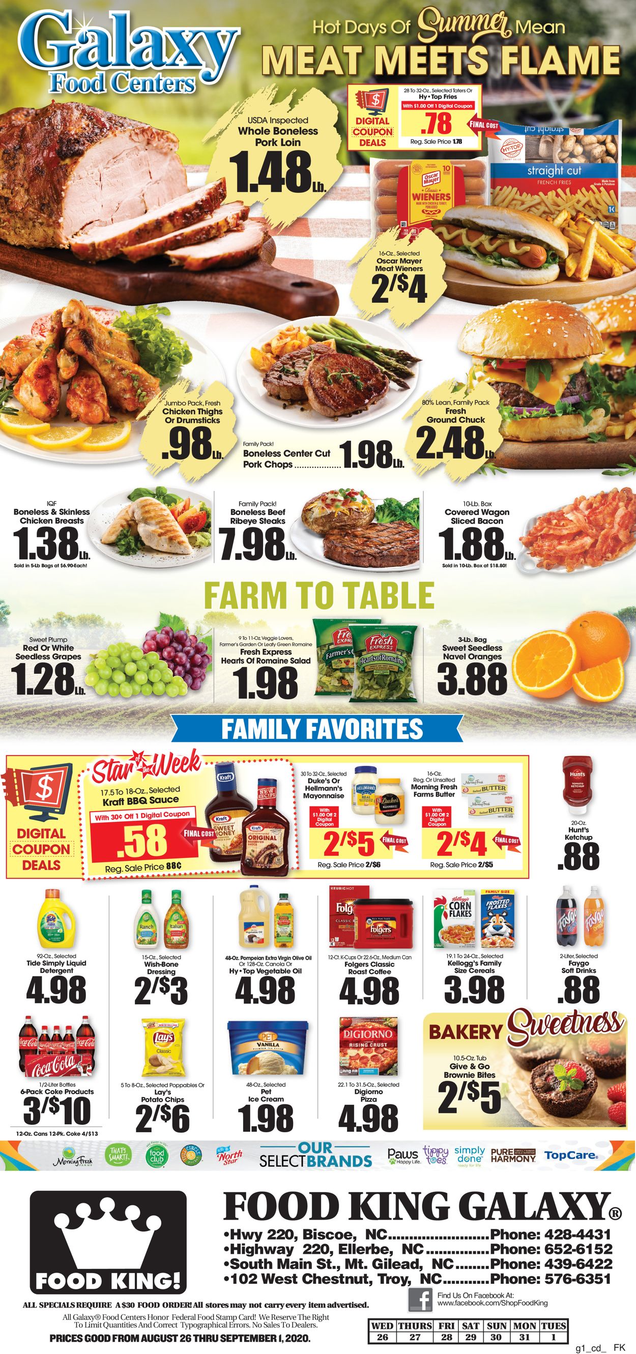 Food King Weekly Ad Circular - valid 08/26-09/01/2020