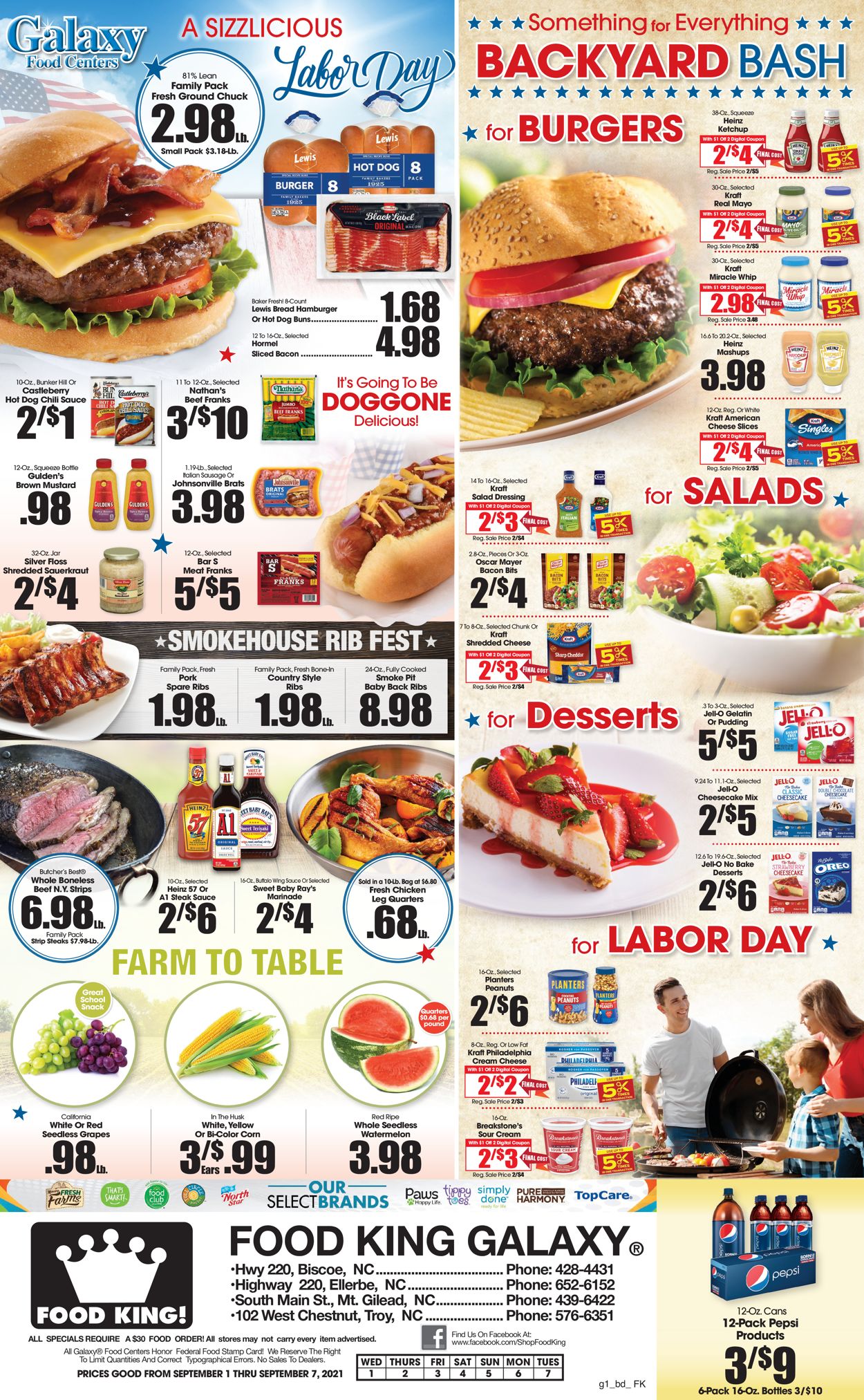 Food King Weekly Ad Circular - valid 09/01-09/07/2021