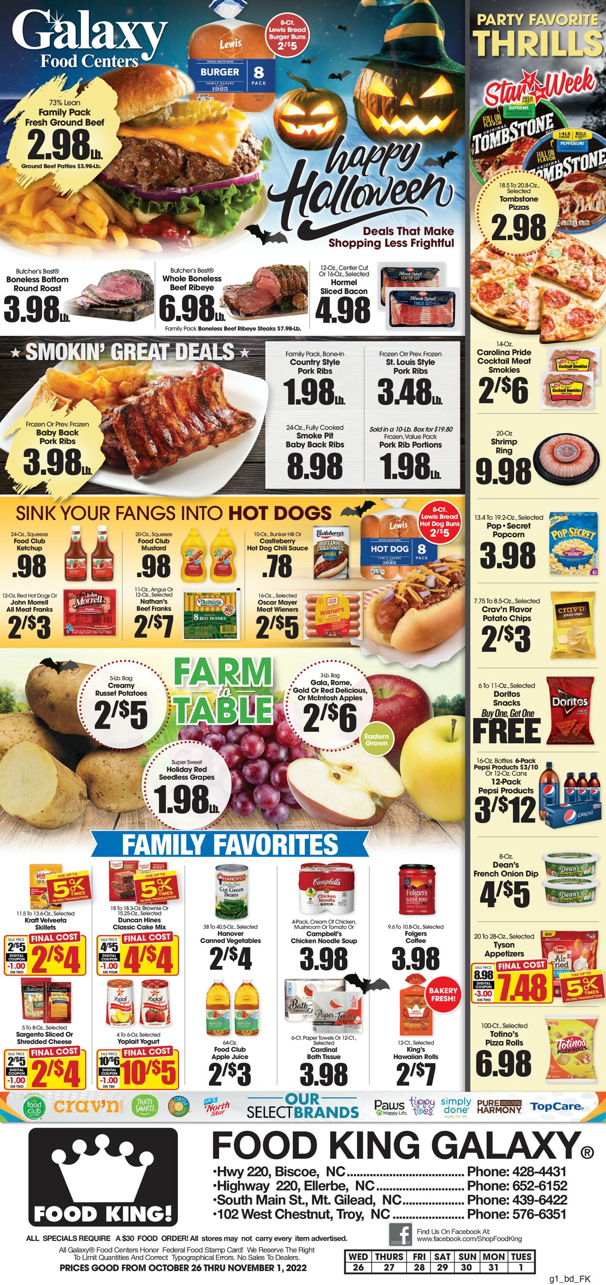 Food King Weekly Ad Circular - valid 10/26-11/01/2022