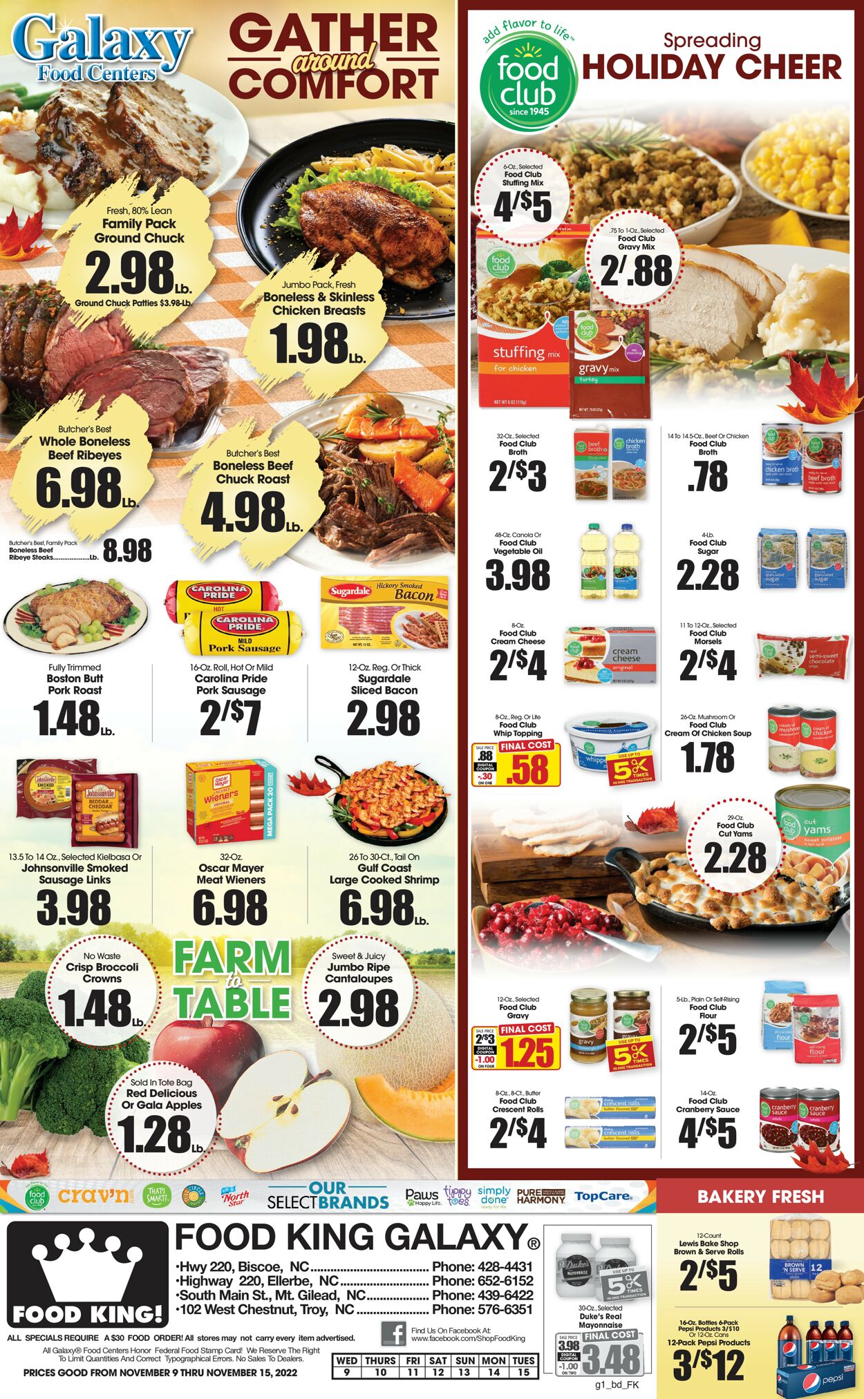 Food King Weekly Ad Circular - valid 11/09-11/17/2022