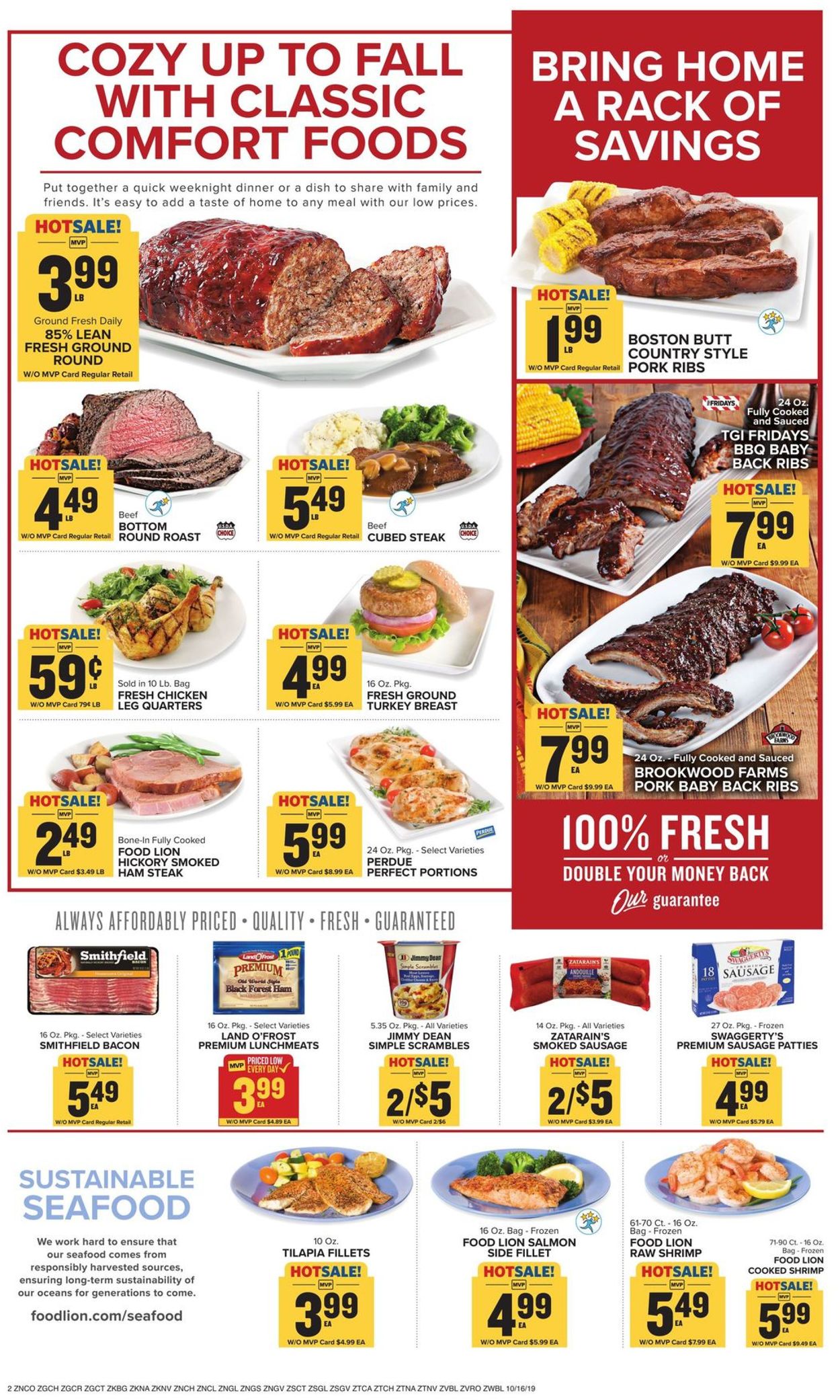 Food Lion Weekly Ad Circular - valid 10/16-10/22/2019 (Page 3)