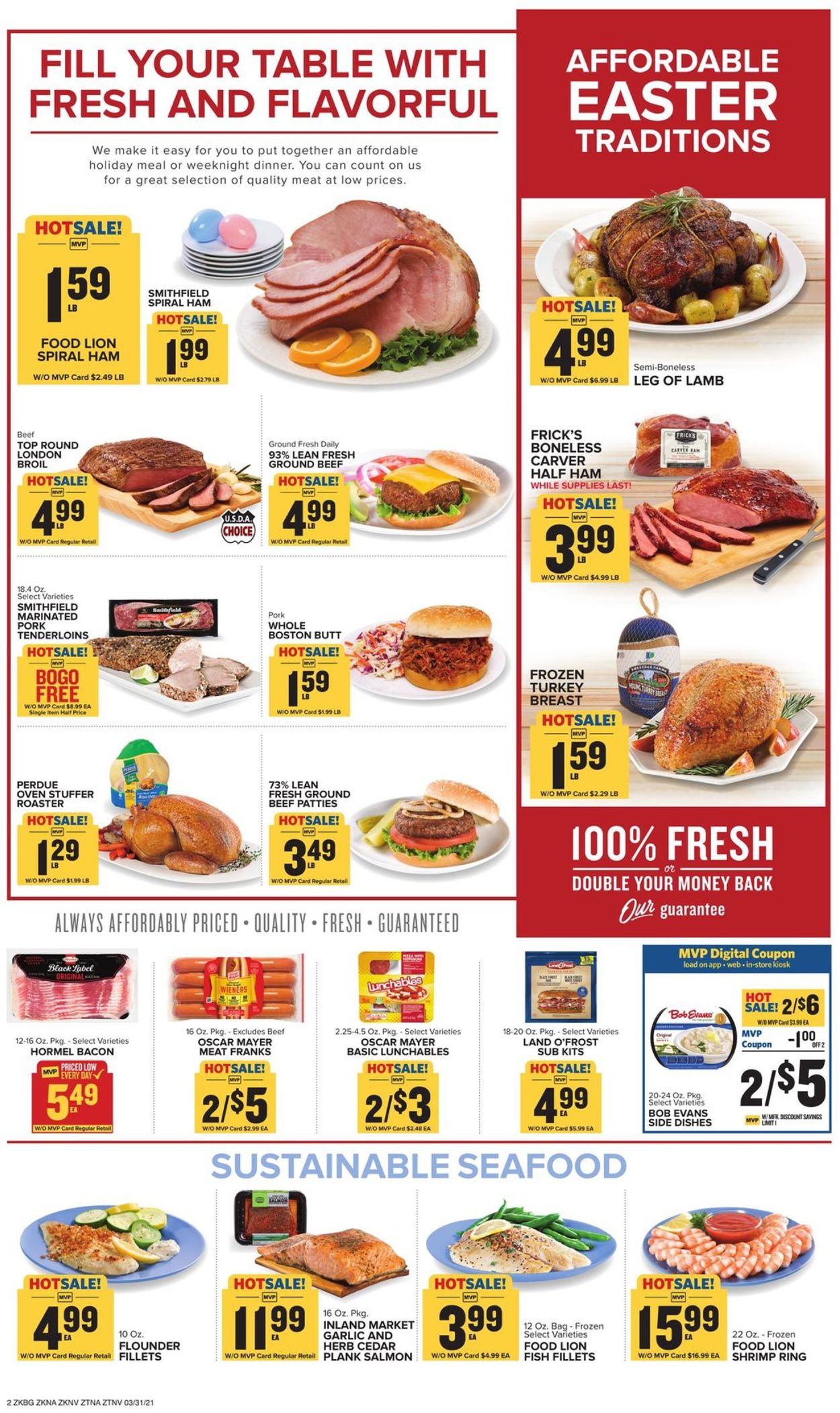 Food Lion Easter 2021 ad Weekly Ad Circular - valid 03/31-04/06/2021 (Page 3)