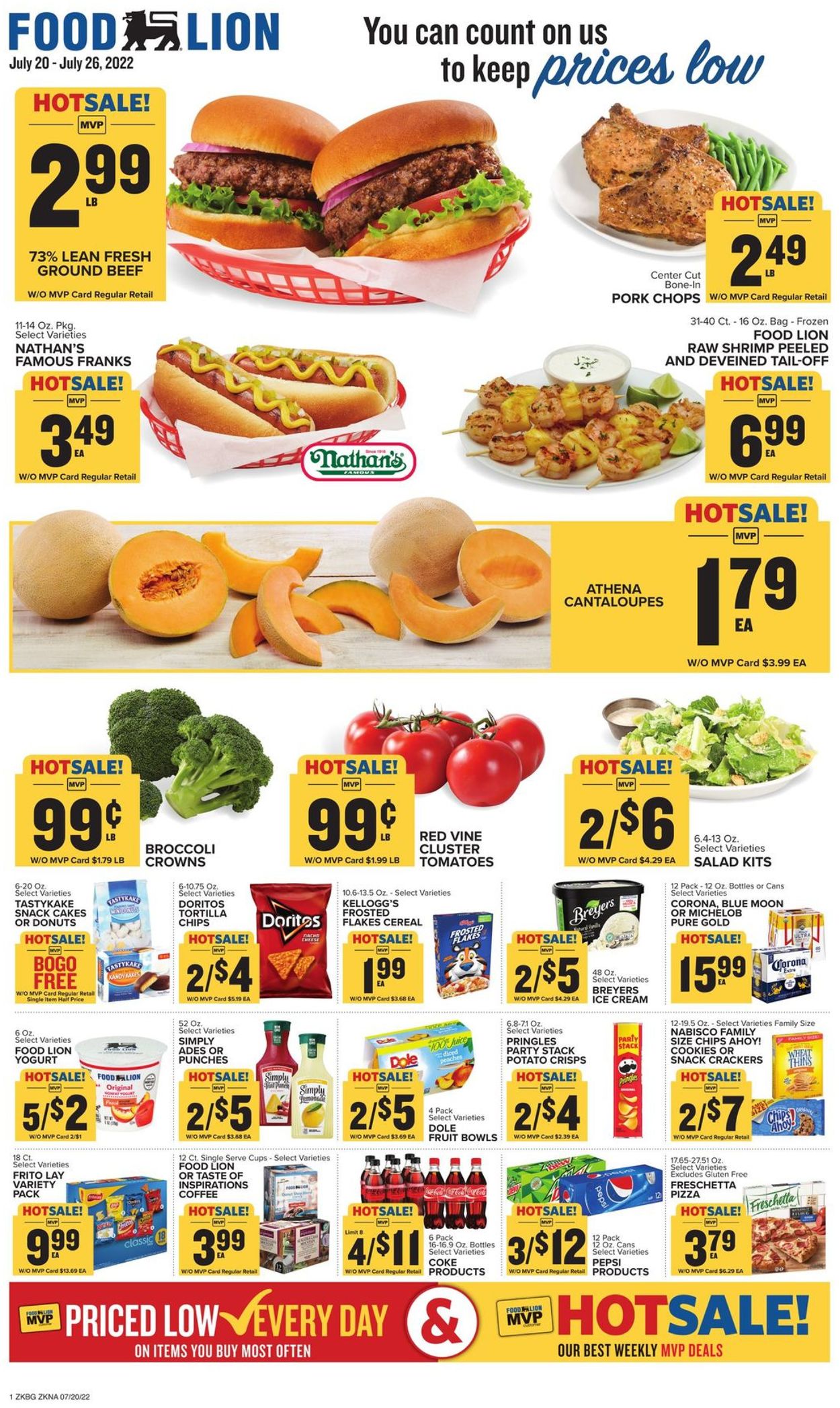 Food Lion Weekly Ad Circular - valid 07/20-07/26/2022