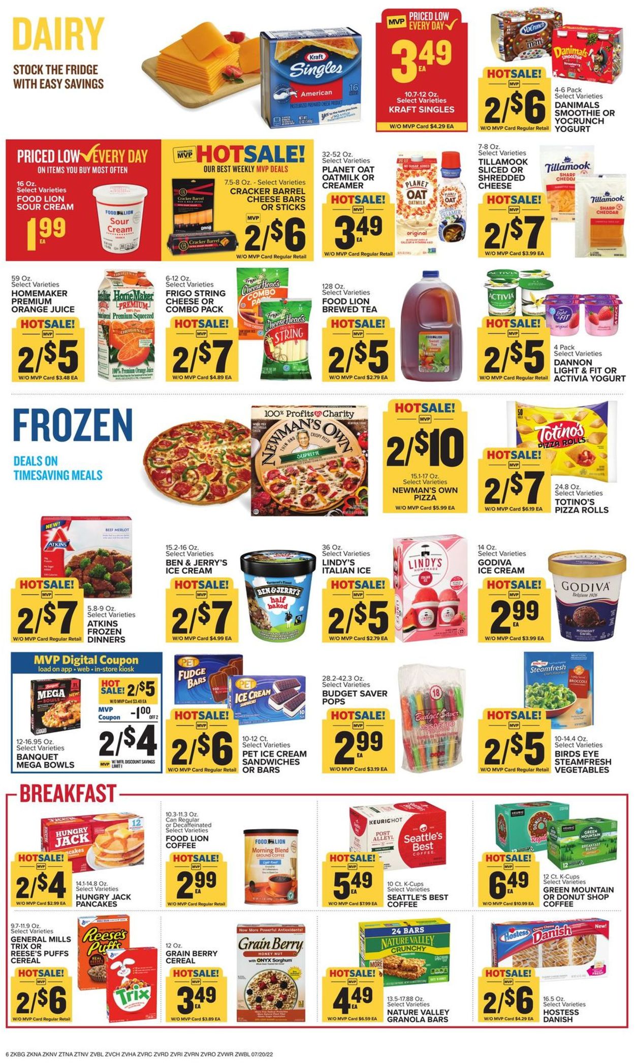 Food Lion Weekly Ad Circular - valid 07/20-07/26/2022 (Page 6)