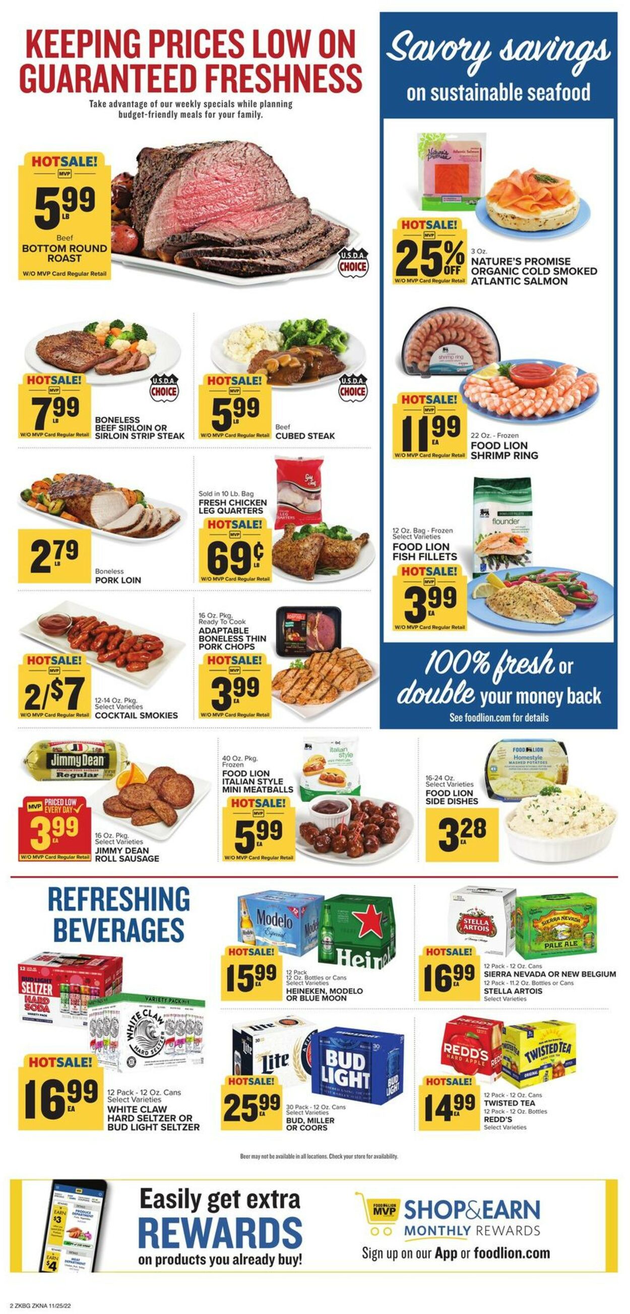 Food Lion Weekly Ad Circular - valid 11/25-11/29/2022 (Page 2)