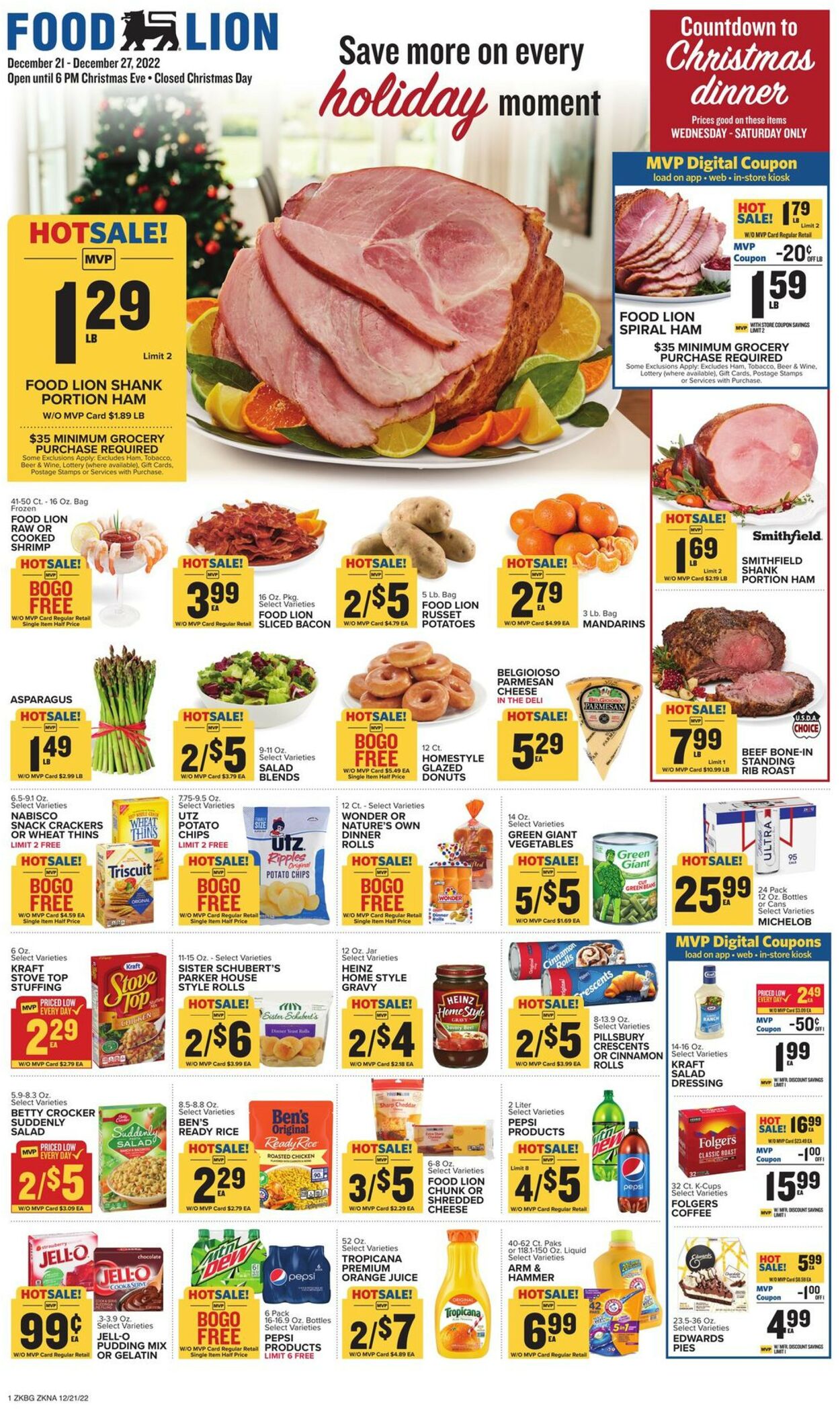 Food Lion Weekly Ad Circular - valid 12/21-12/27/2022